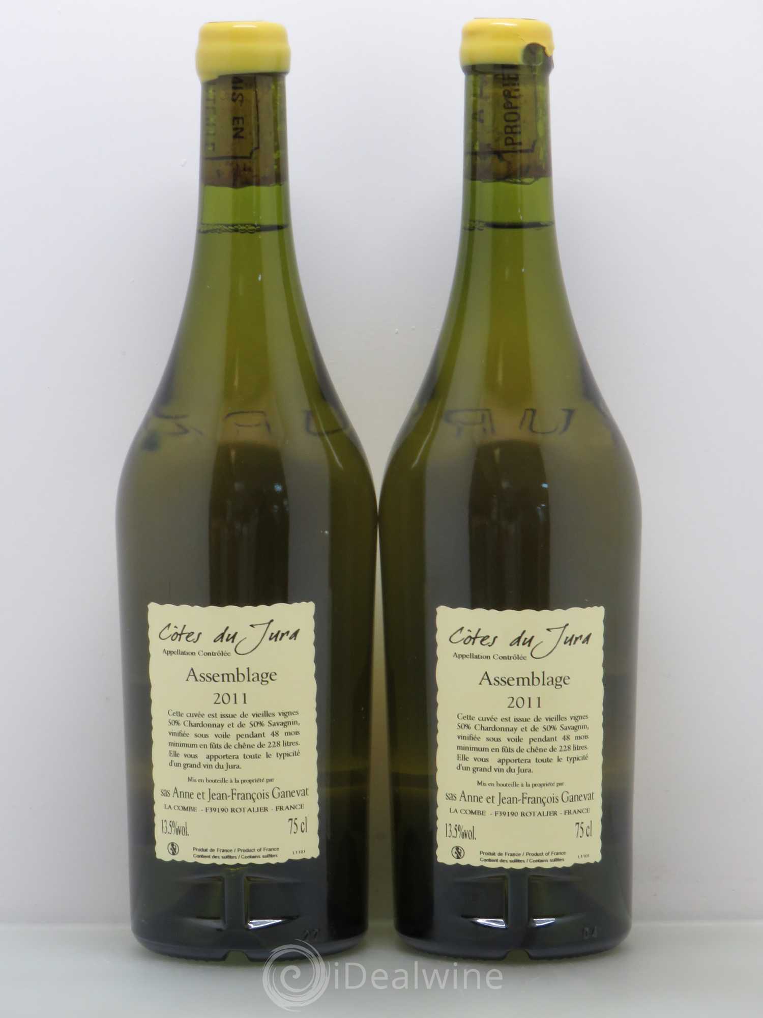 Côtes du Jura Cuvée de Garde Jean-François Ganevat (Domaine) 2011 - Lot de 2 bouteilles - 1