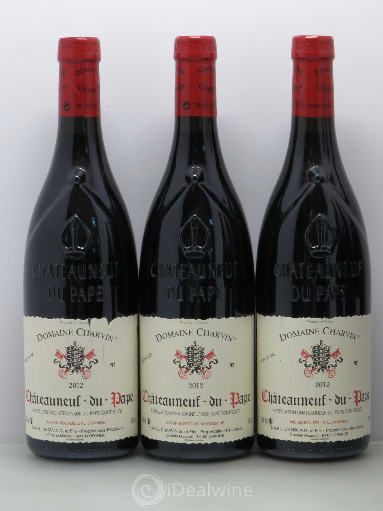 Châteauneuf-du-Pape Charvin (Domaine) 2012 - Lot de 6 bouteilles - 1