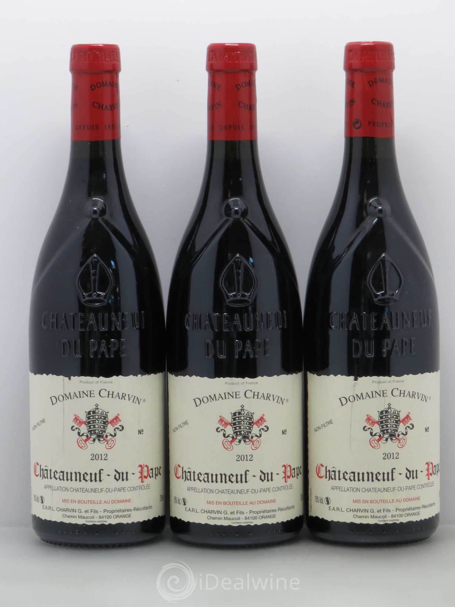 Châteauneuf-du-Pape Charvin (Domaine) 2012 - Lot de 6 bouteilles - 2