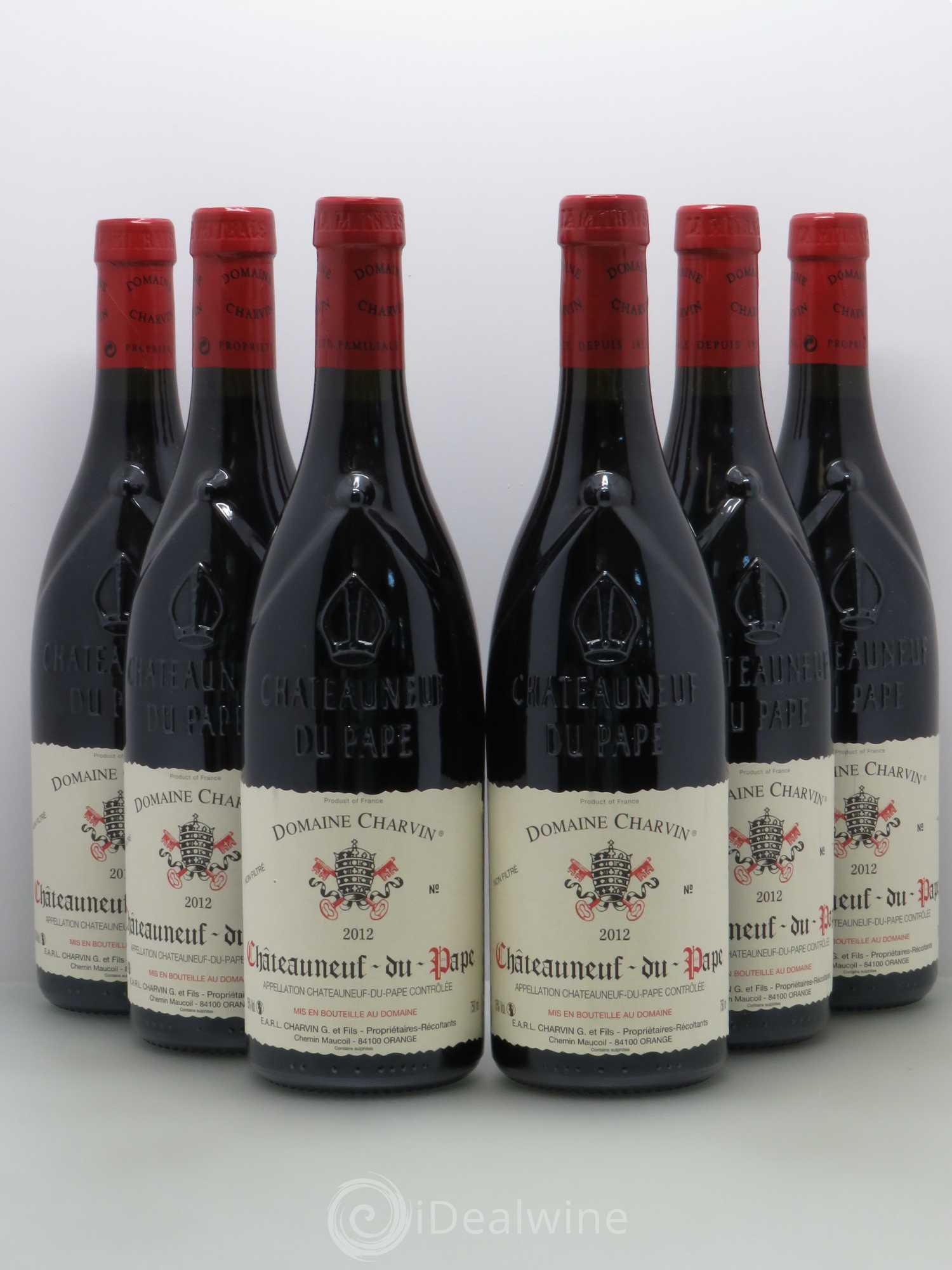 Châteauneuf-du-Pape Charvin (Domaine) 2012 - Lot de 6 bouteilles - 0