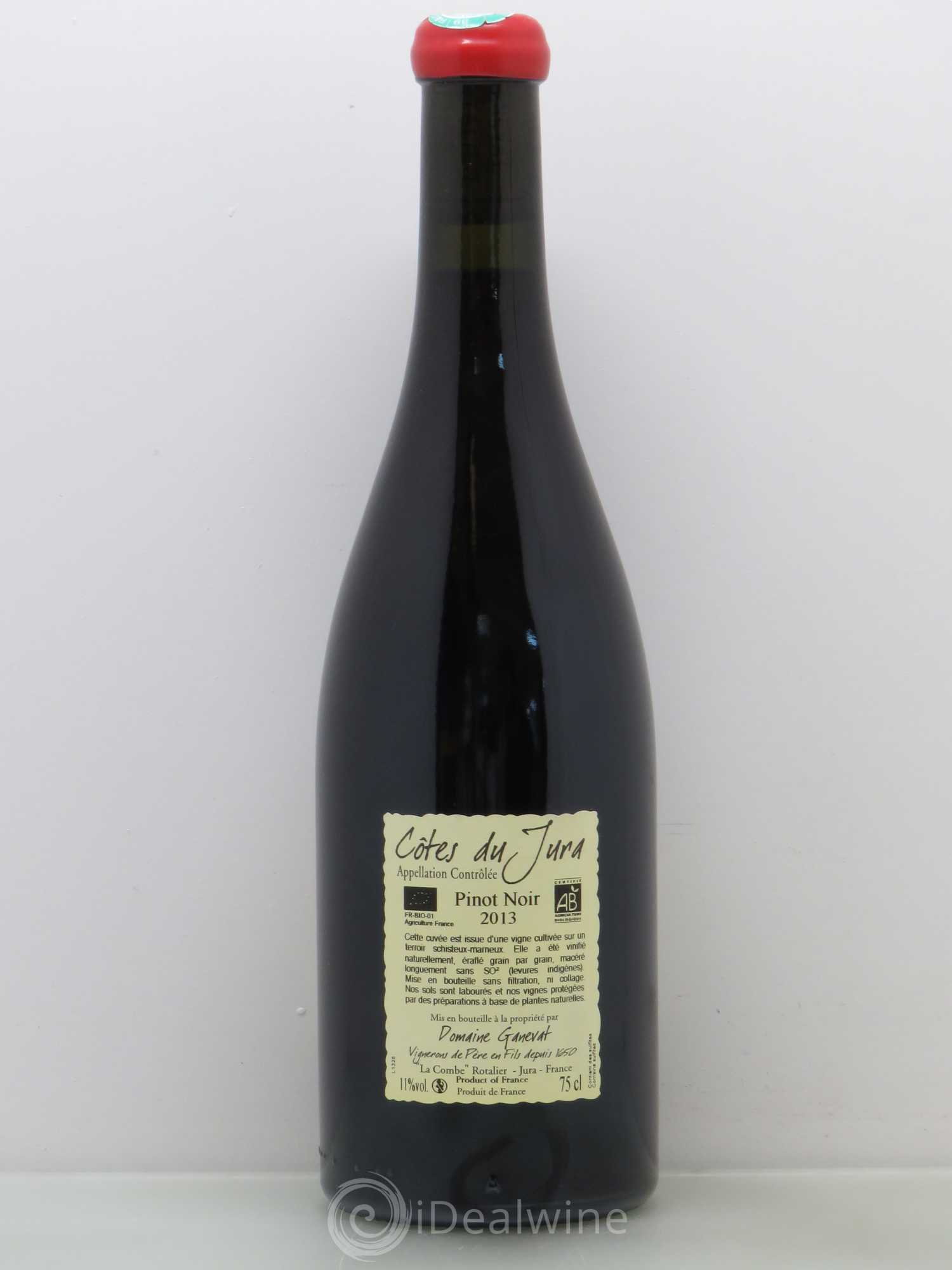 Côtes du Jura Pinot Noir En Billat Jean-François Ganevat (Domaine) Julien en Billat 2013 - Lot de 1 bouteille - 1