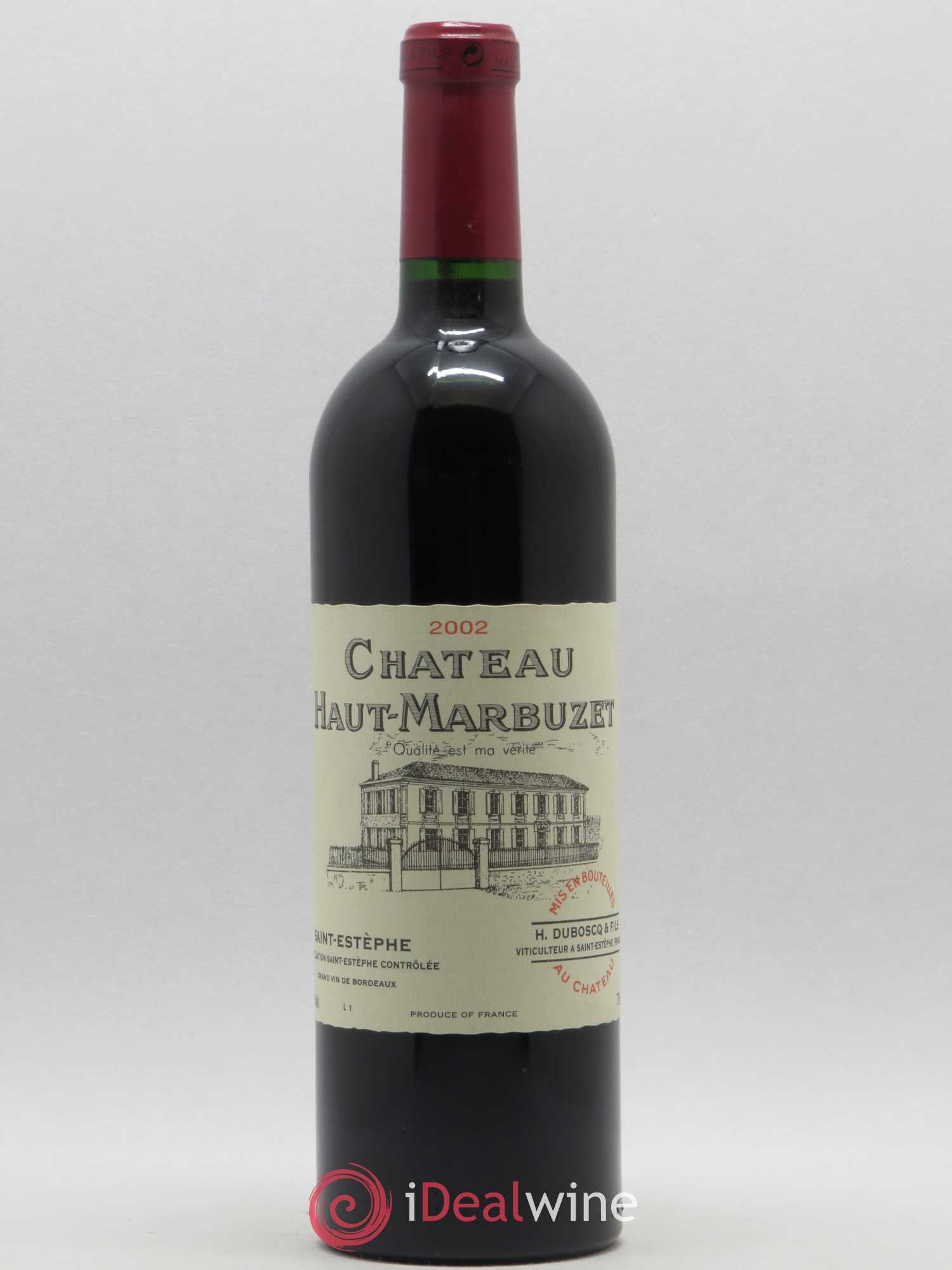 Château Haut Marbuzet 2002 - Lot de 1 bouteille - 0
