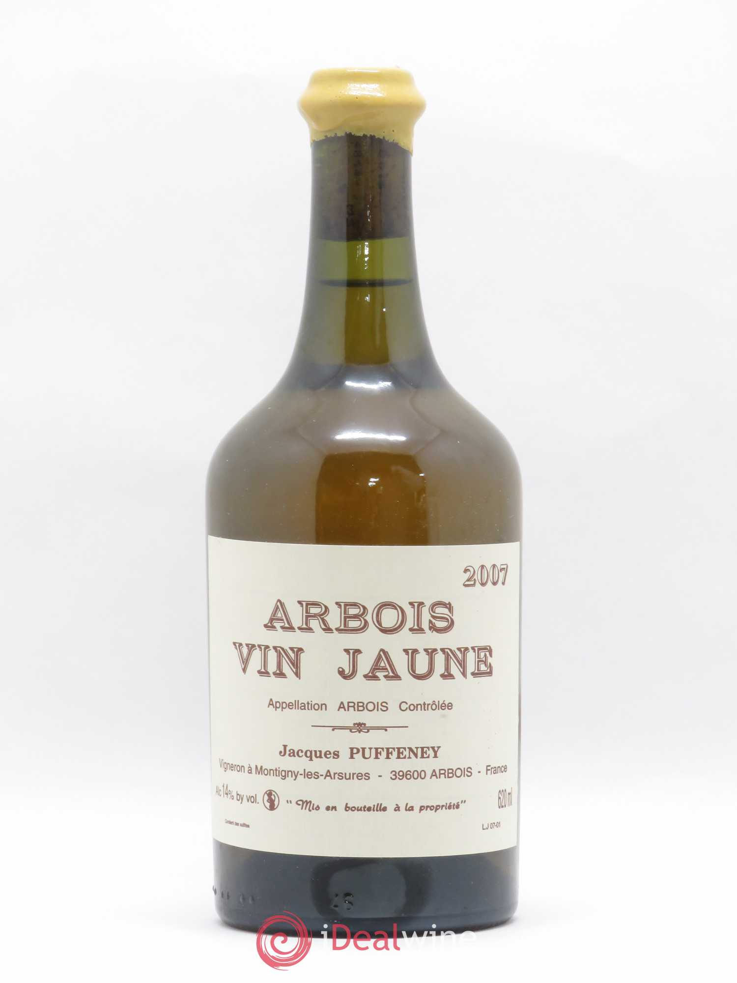 Arbois Vin Jaune Jacques Puffeney 2007 - Lot de 1 bouteille - 0