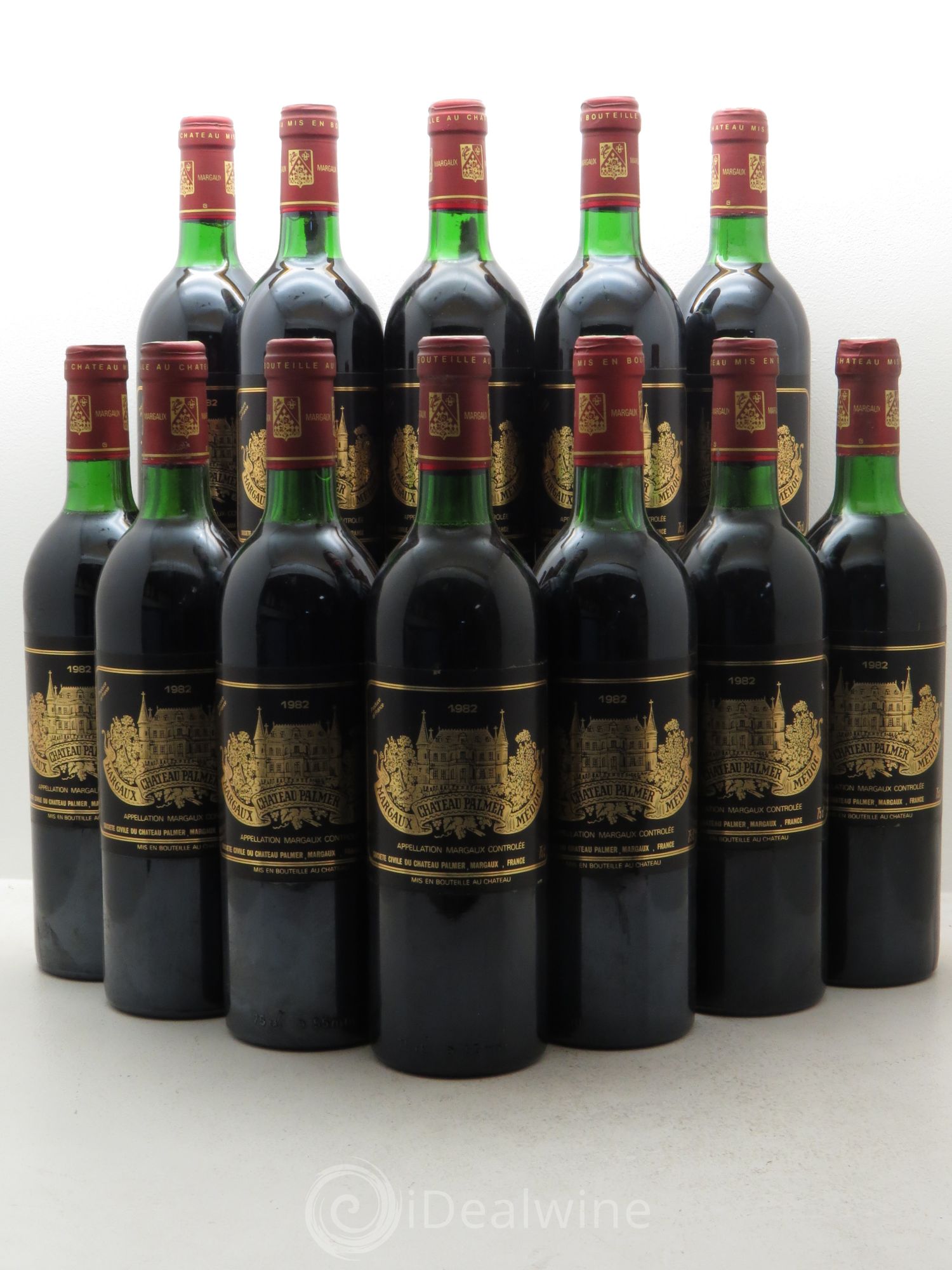 Château Palmer 3ème Grand Cru Classé 1982 - Lot de 12 bouteilles - 0