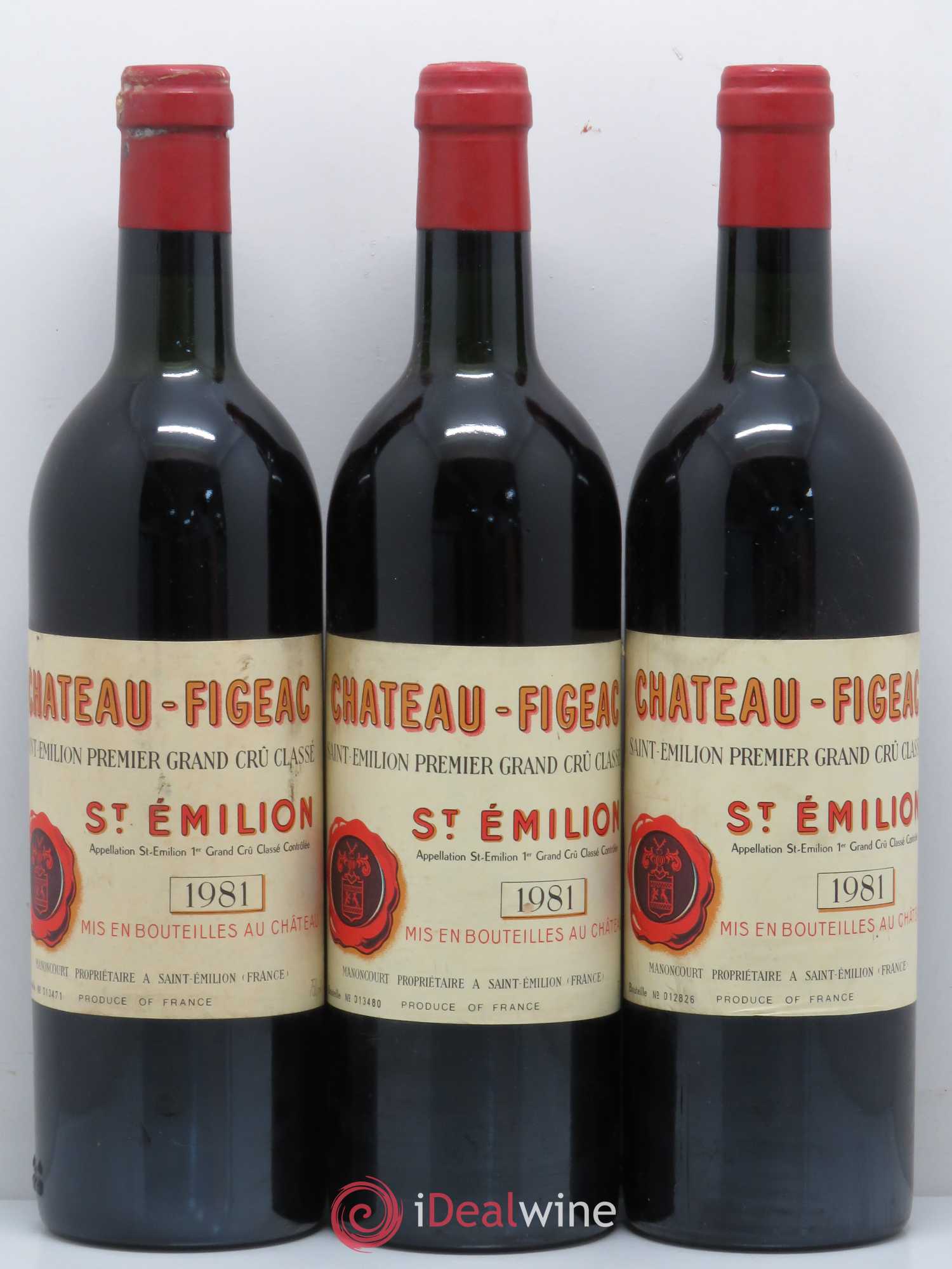Château Figeac 1er Grand Cru Classé A 1981 - Lot de 6 bouteilles - 2