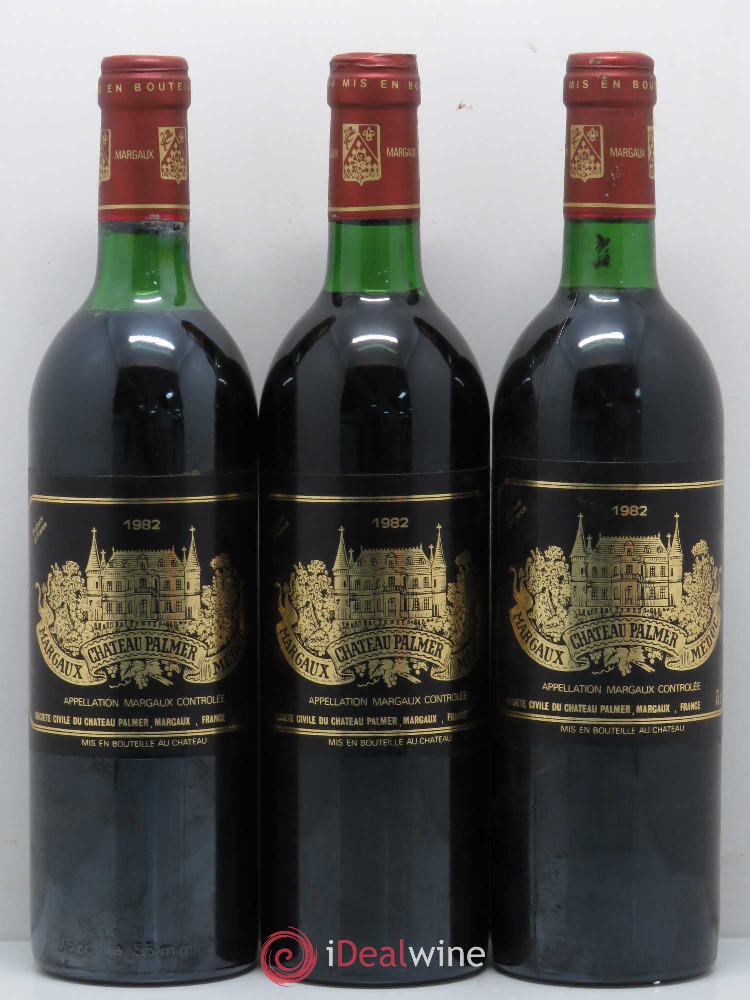 Château Palmer 3ème Grand Cru Classé 1982 - Lot de 6 bouteilles - 2