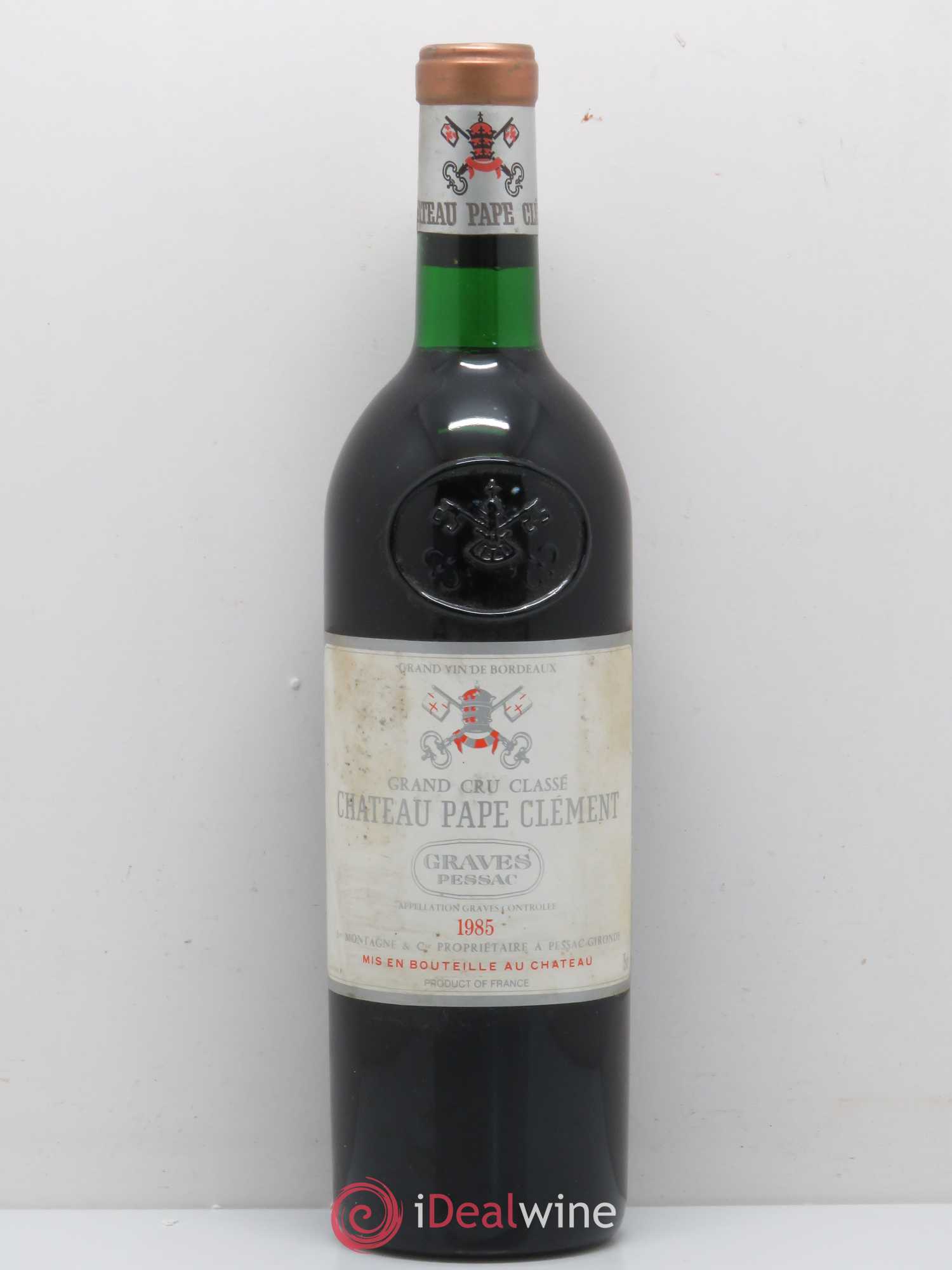 Château Pape Clément Cru Classé de Graves 1985 - Lot de 1 bouteille - 0