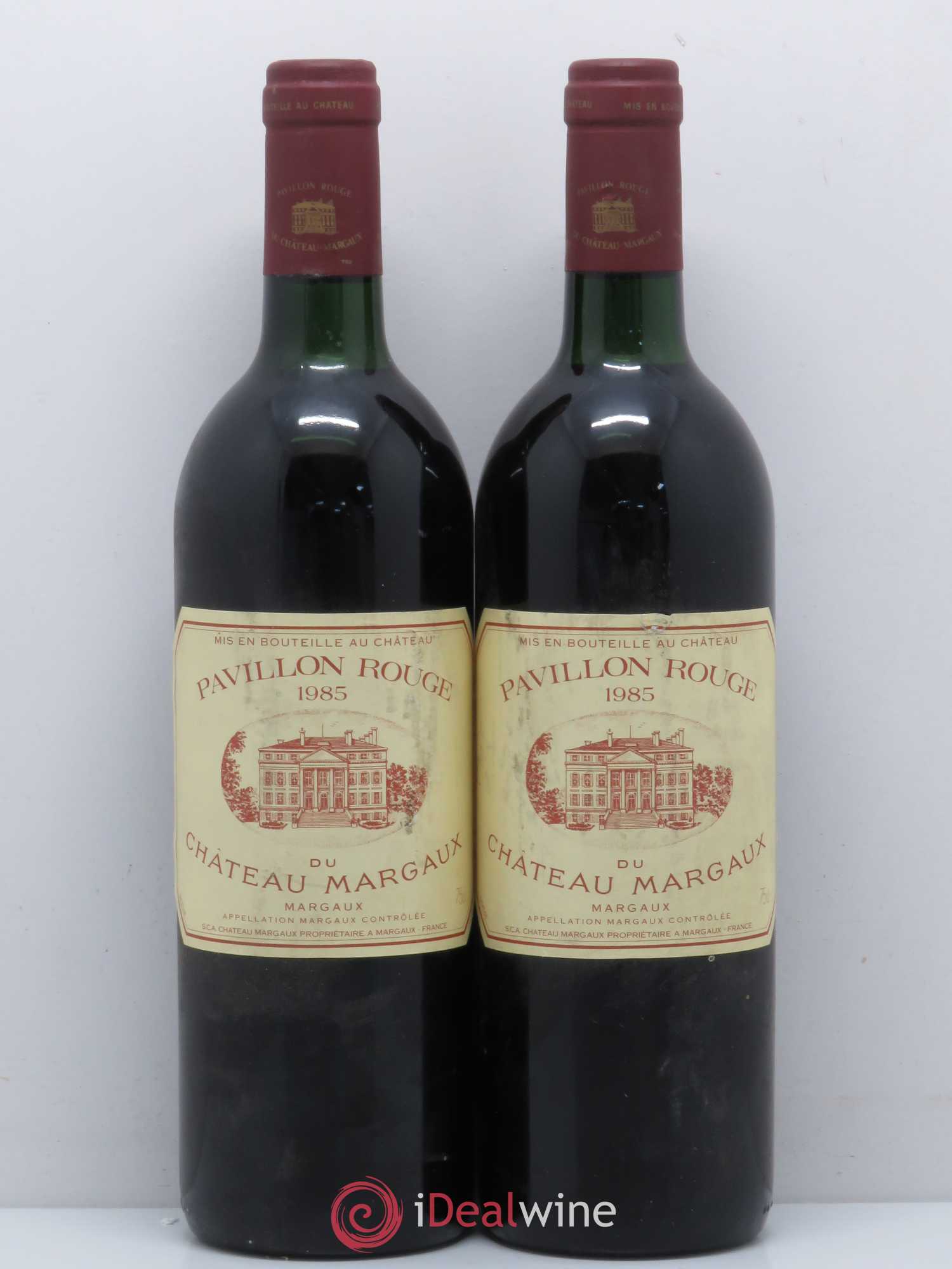 Pavillon Rouge du Château Margaux Second Vin 1985 - Lot de 2 bouteilles - 0