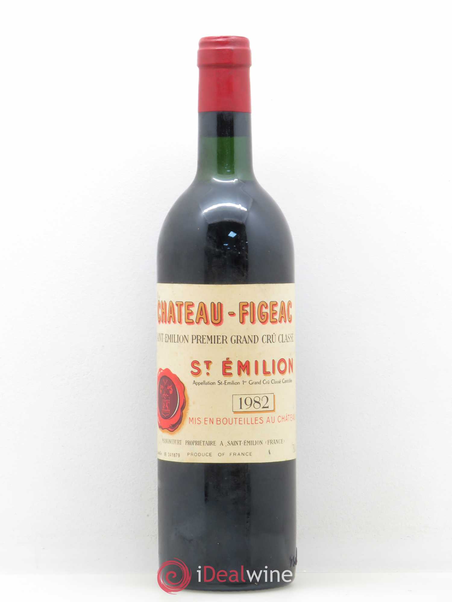 Château Figeac 1er Grand Cru Classé A 1982 - Lot de 1 bouteille - 0