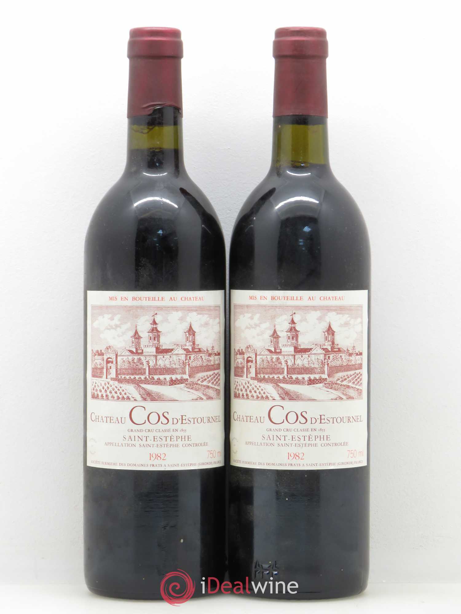 Cos d'Estournel 2ème Grand Cru Classé 1982 - Lot de 2 bouteilles - 0