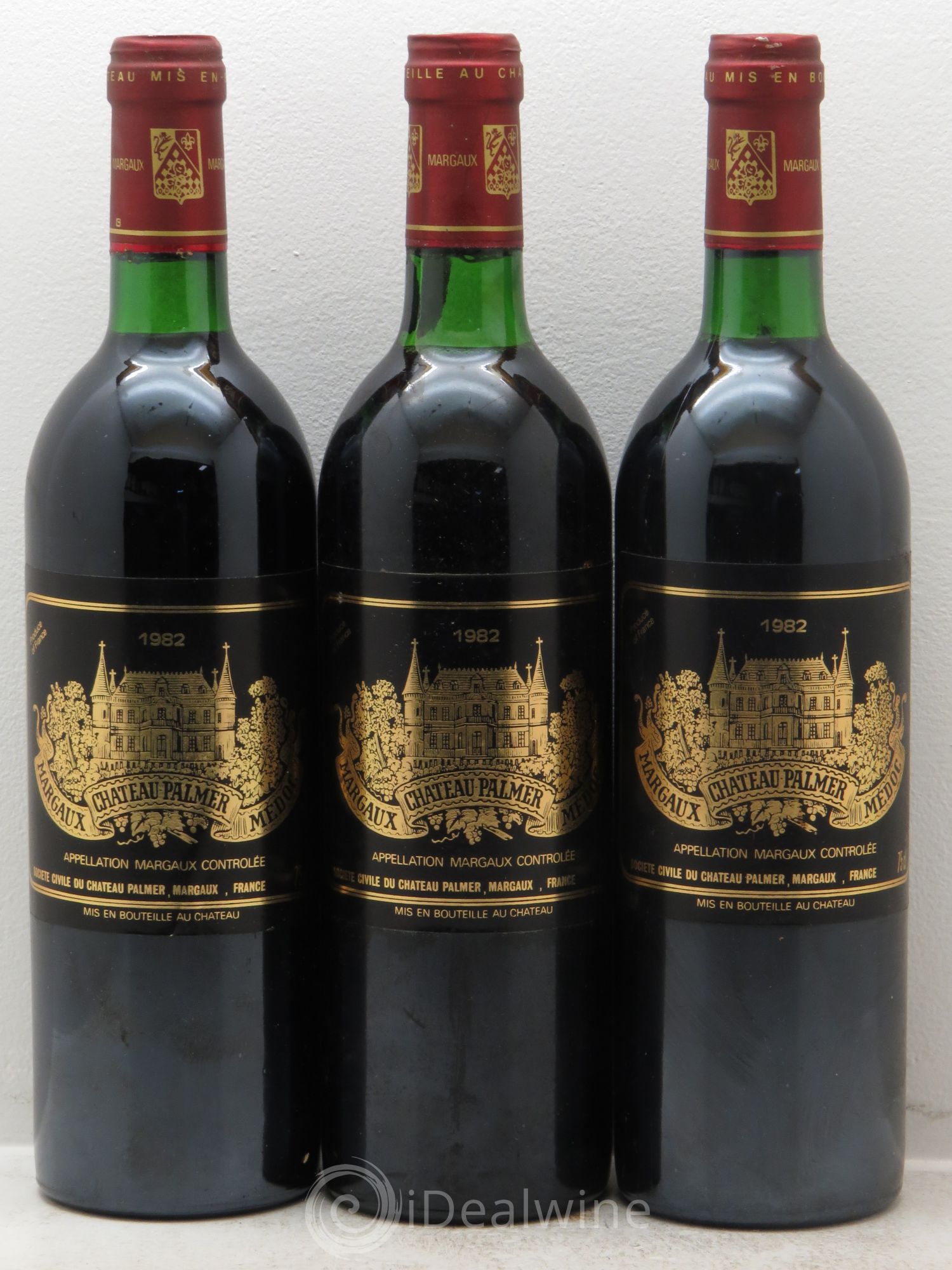 Château Palmer 3ème Grand Cru Classé 1982 - Lot de 12 bouteilles - 1