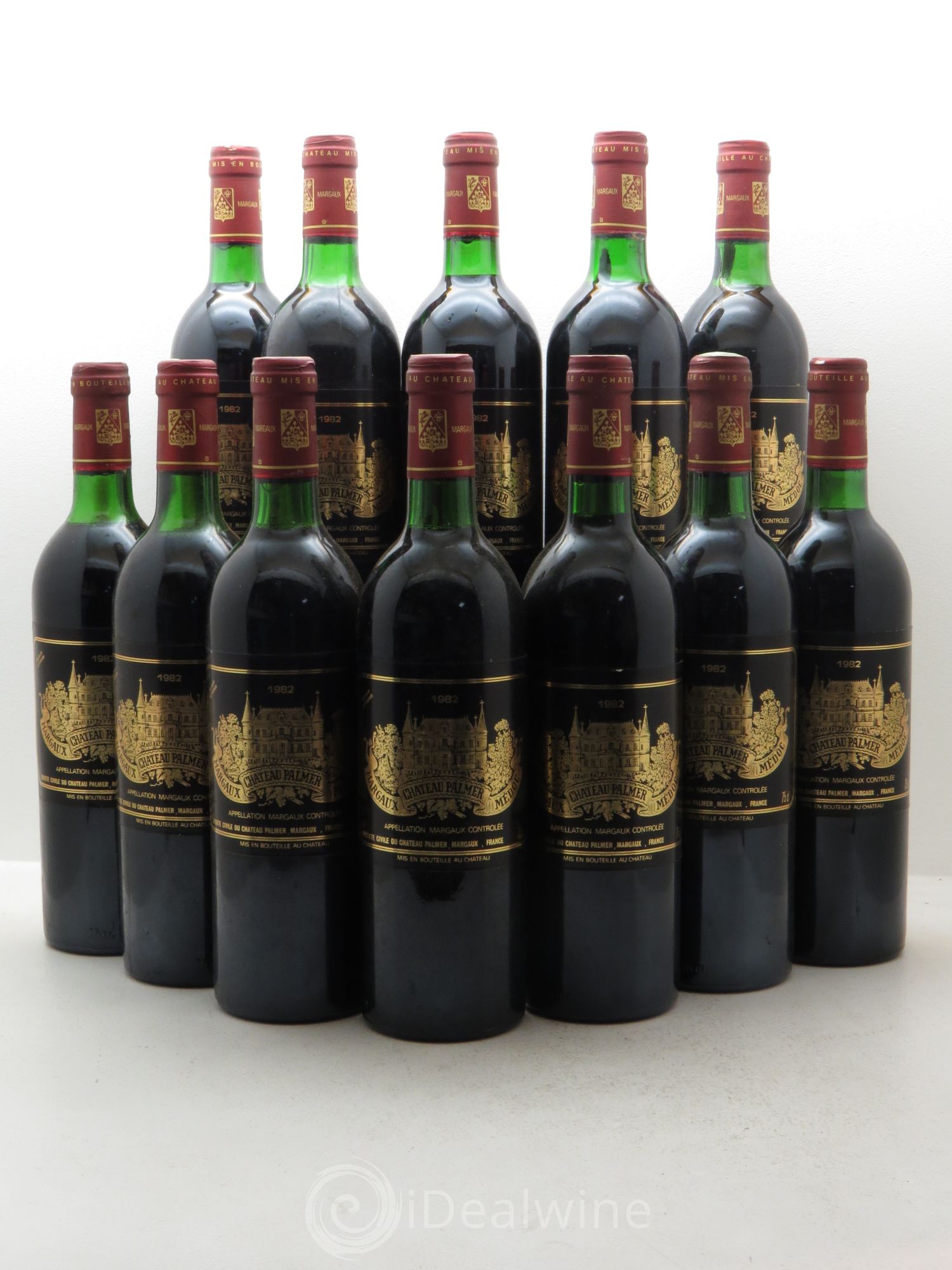 Château Palmer 3ème Grand Cru Classé 1982 - Lot de 12 bouteilles - 0