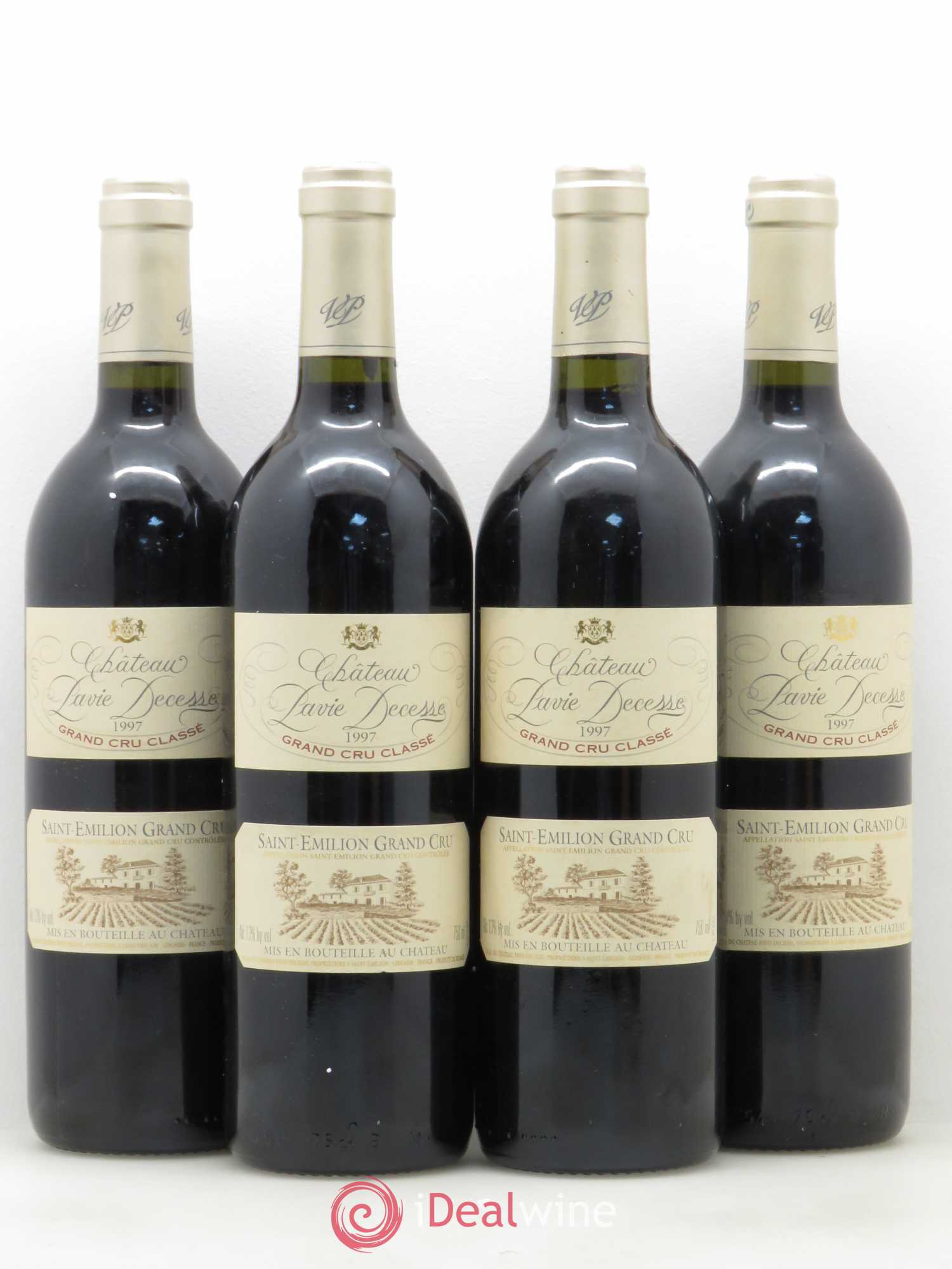 Château Pavie Decesse Grand Cru Classé 1997 - Lot de 4 bouteilles - 0