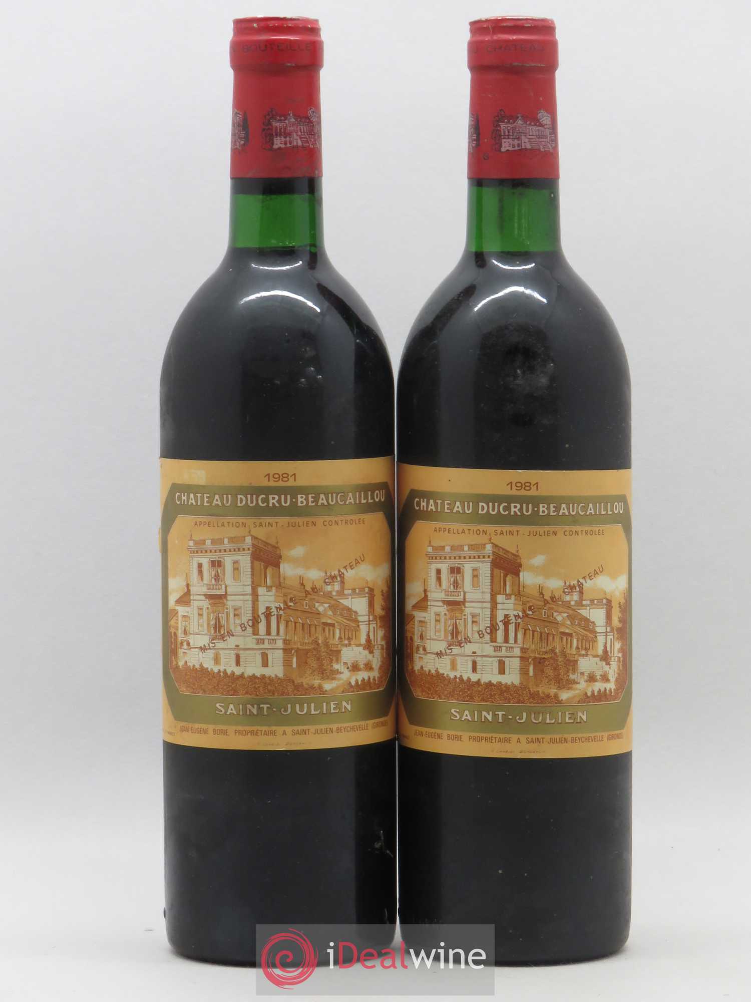 Château Ducru Beaucaillou 2ème Grand Cru Classé 1981 - Lot de 2 bouteilles - 0