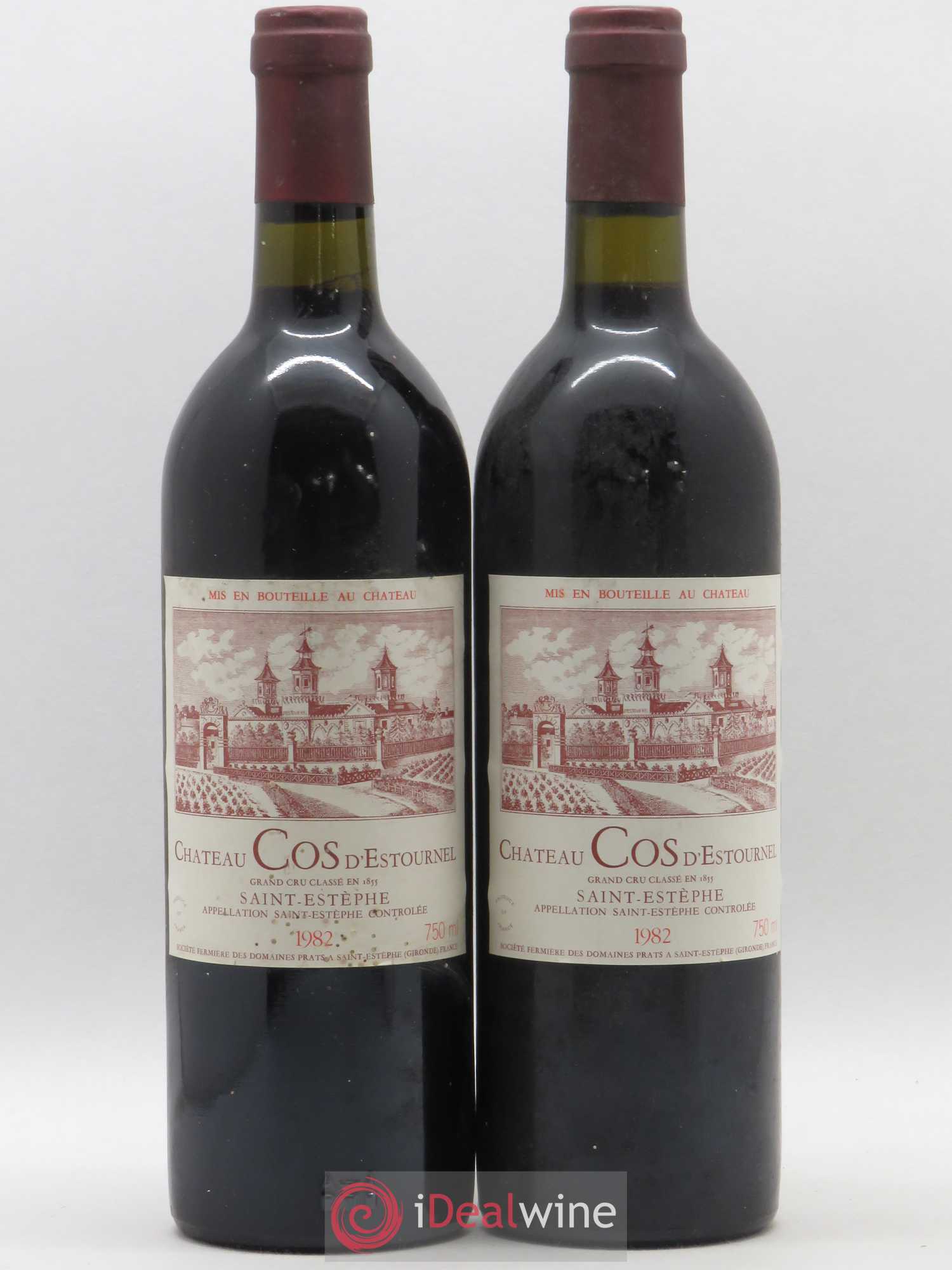 Cos d'Estournel 2ème Grand Cru Classé 1982 - Lot de 2 bouteilles - 0