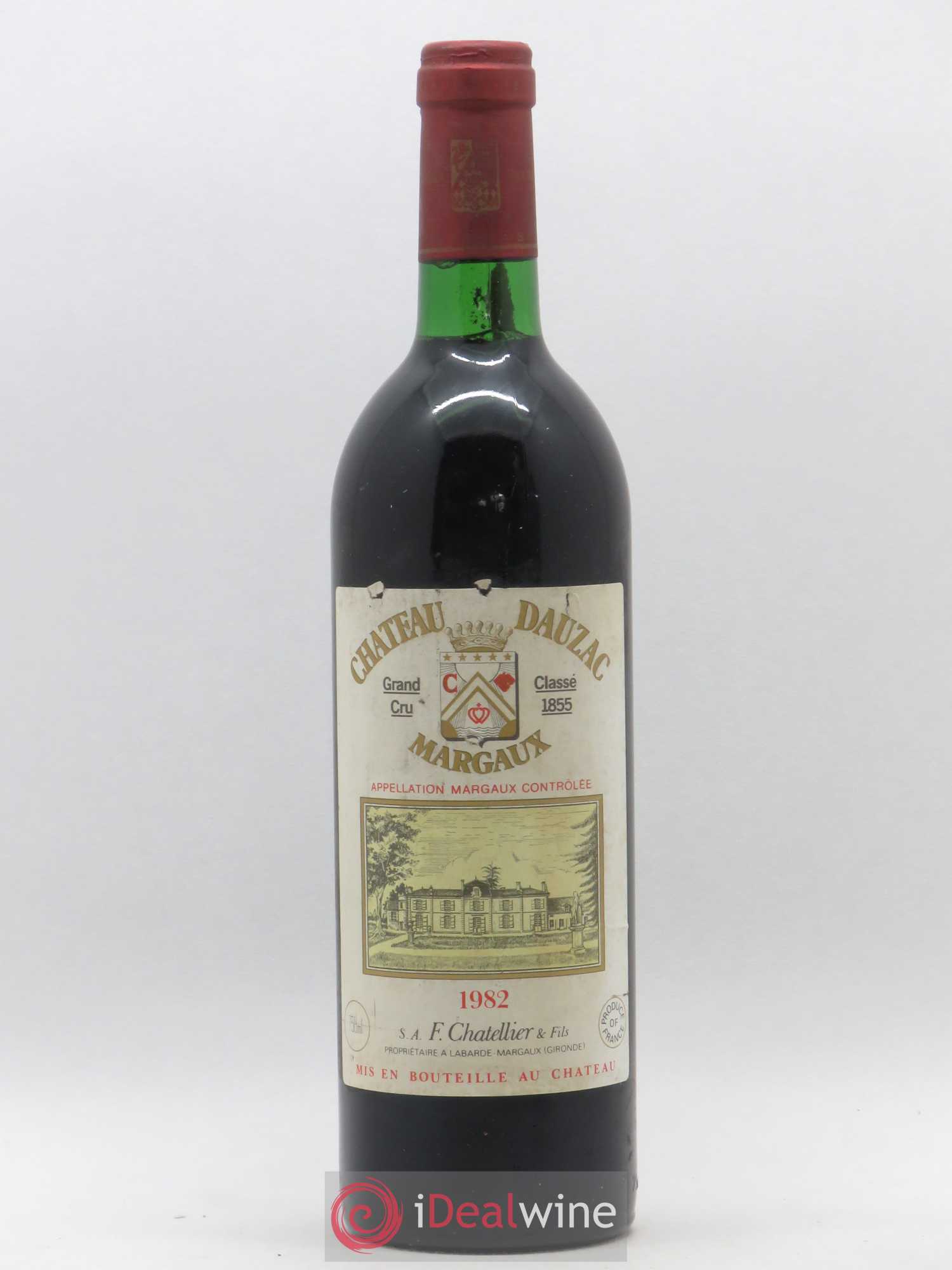 Château Dauzac 5ème Grand Cru Classé 1982 - Lot de 1 bouteille - 0