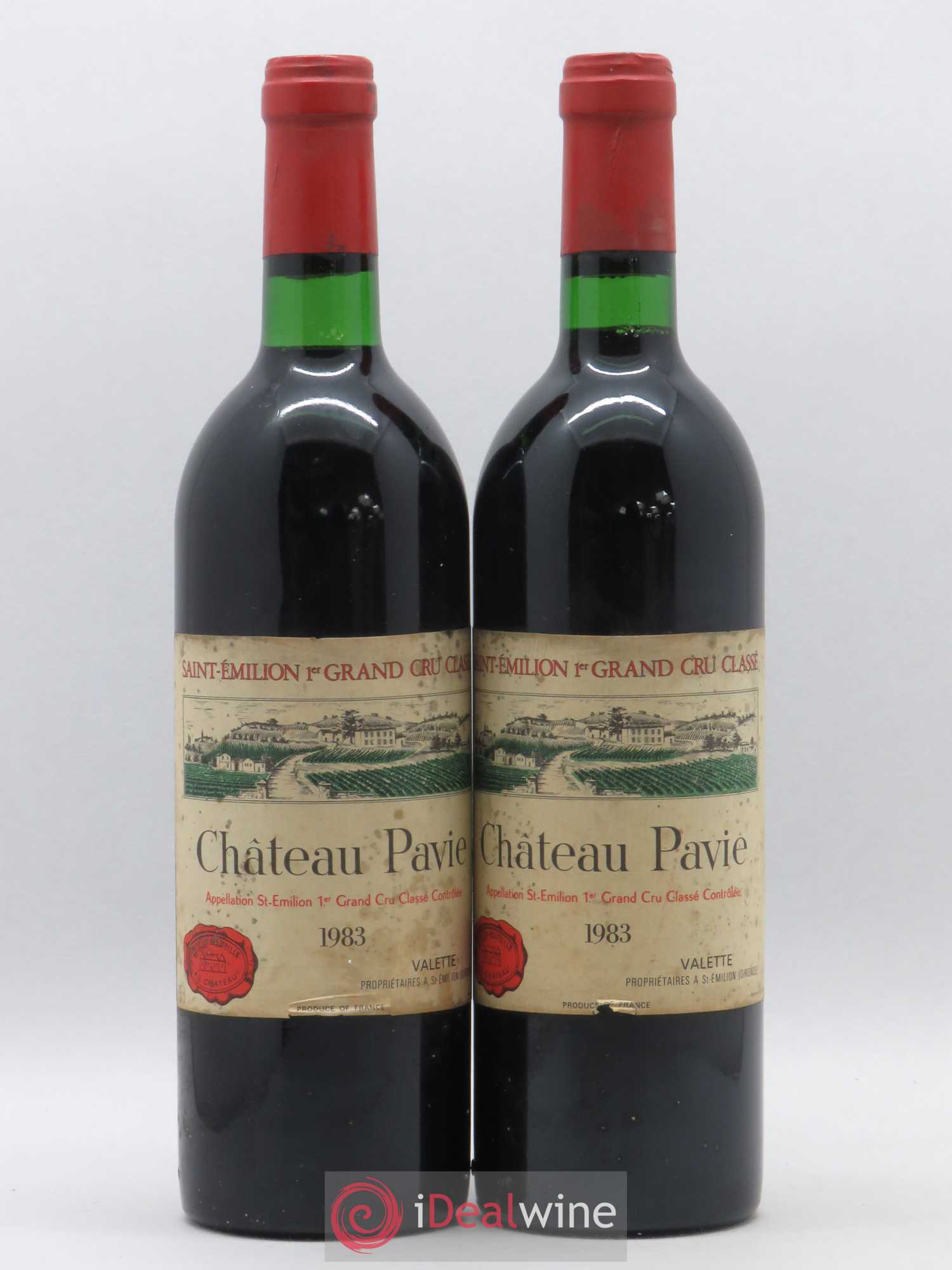 Château Pavie 1er Grand Cru Classé A 1983 - Lot de 2 bouteilles - 0