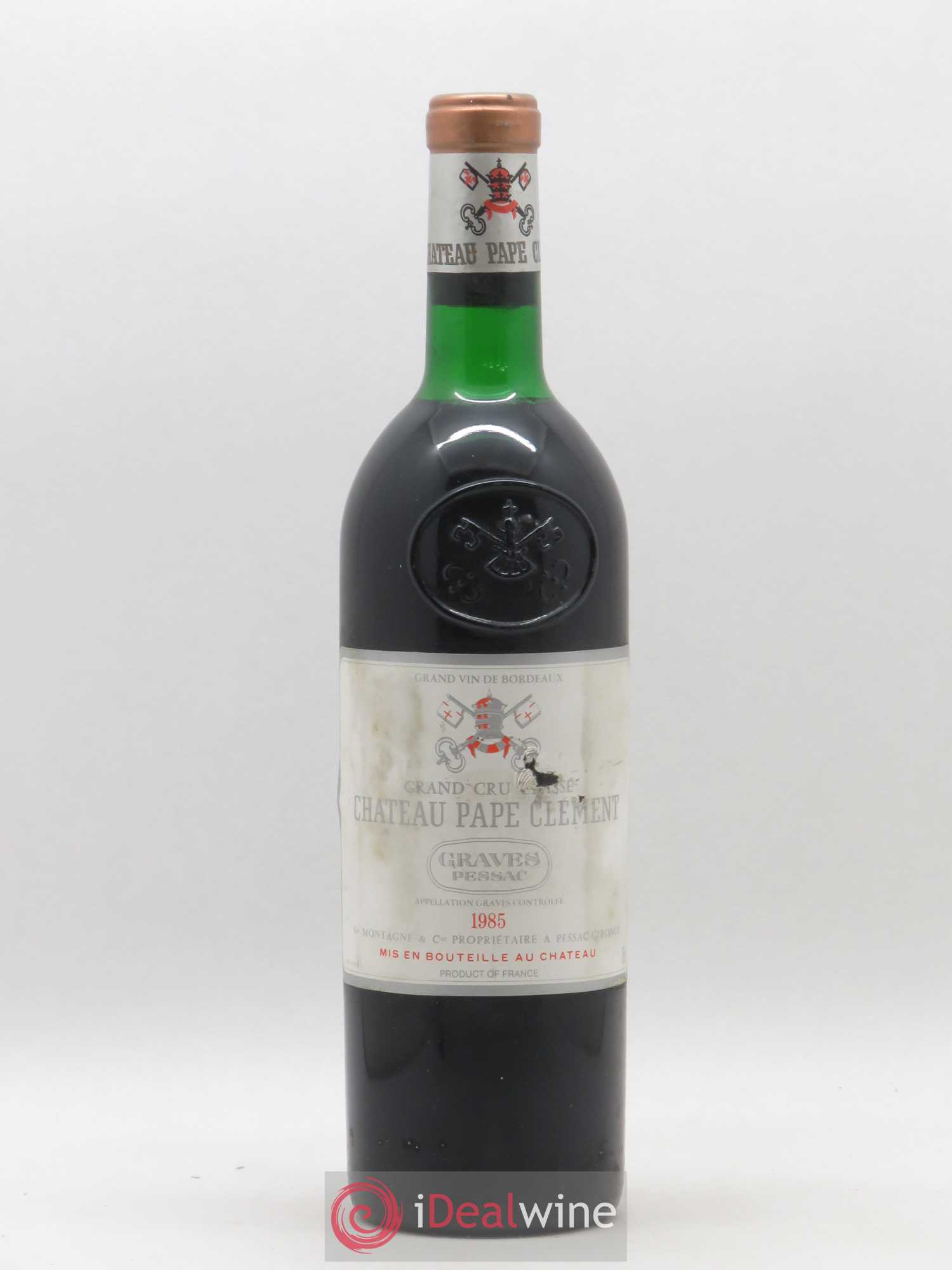 Château Pape Clément Cru Classé de Graves 1985 - Lot de 1 bouteille - 0