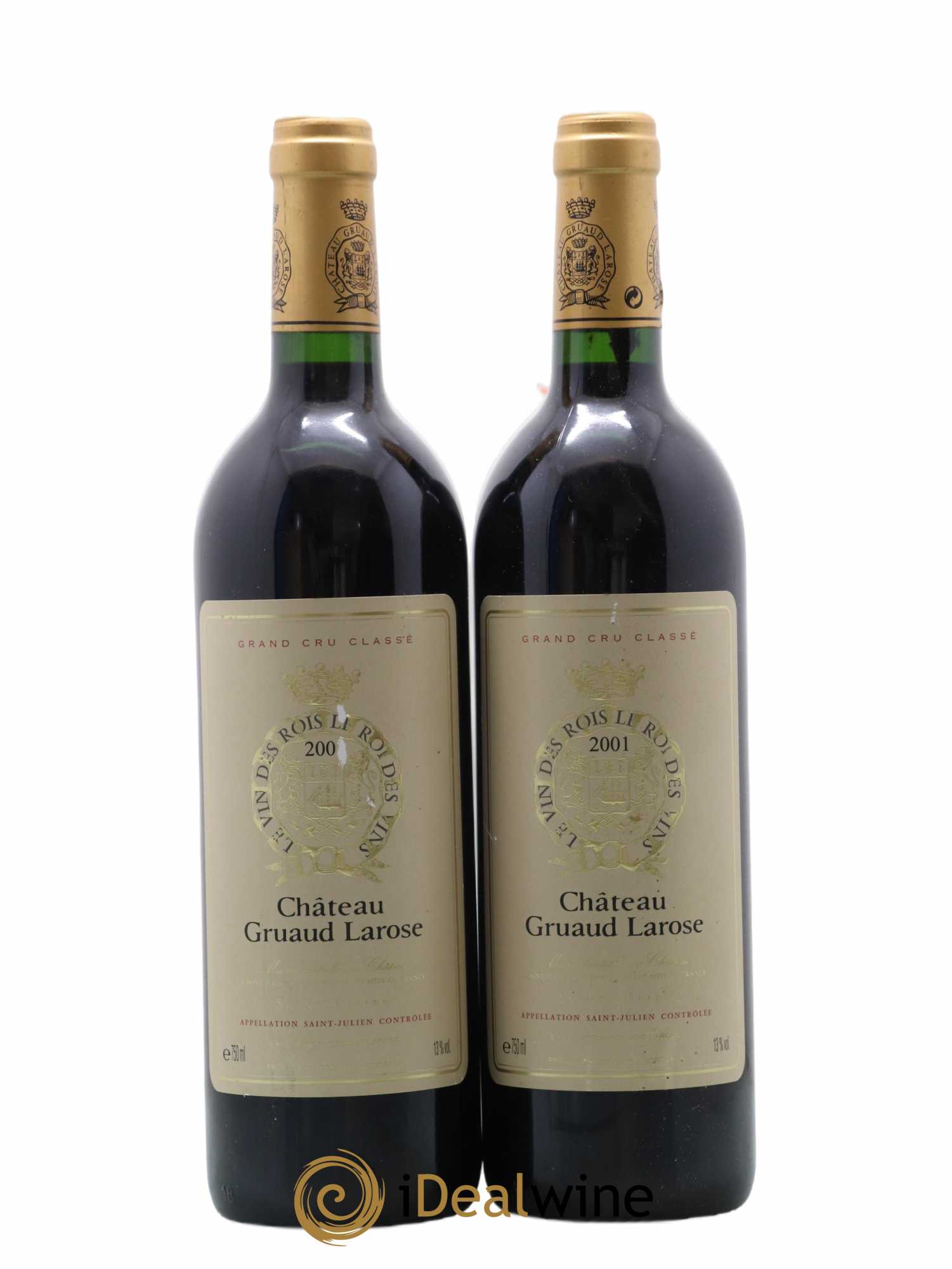 Château Gruaud Larose 2ème Grand Cru Classé 2001 - Lot de 2 bouteilles - 0