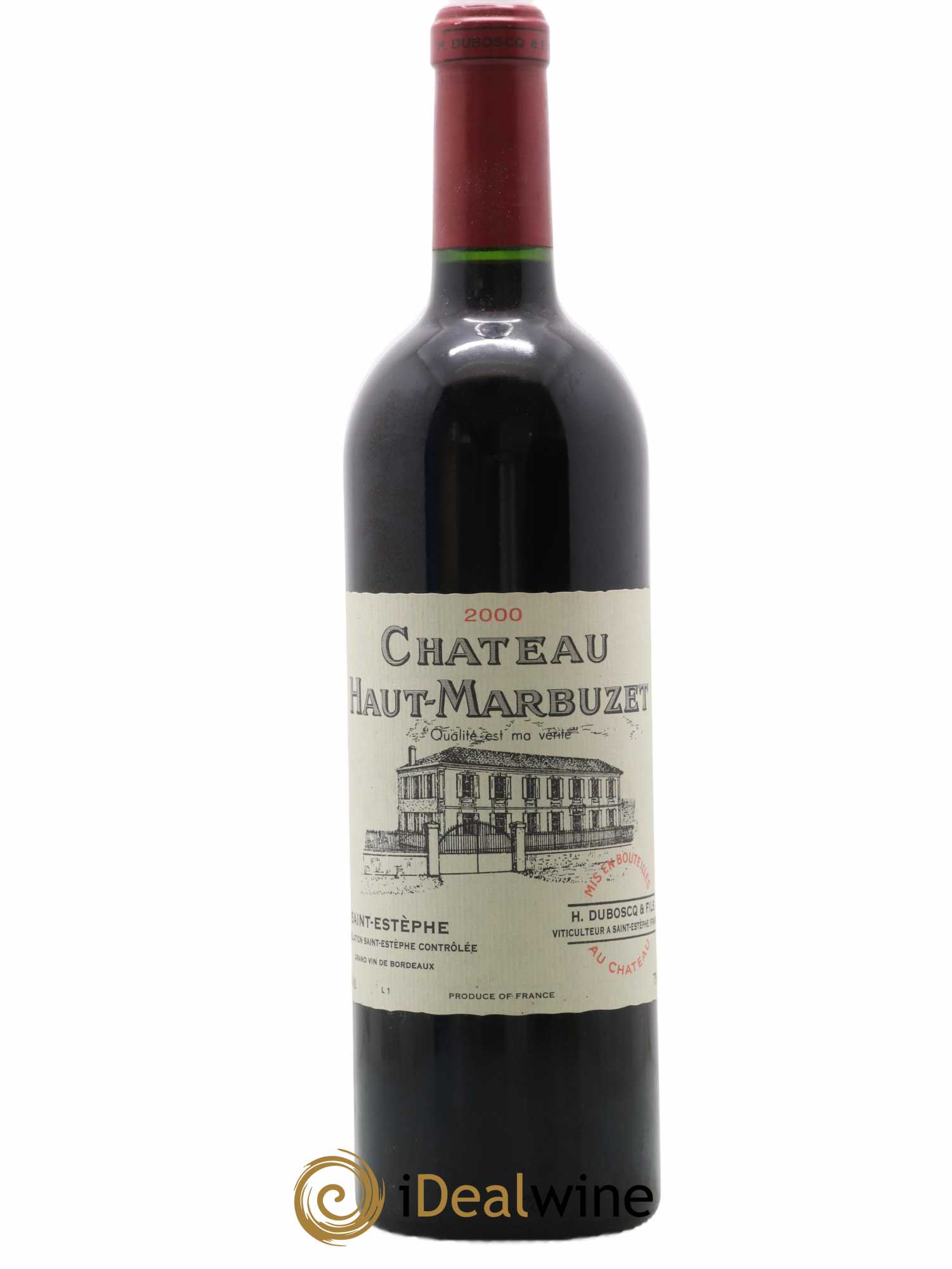 Château Haut Marbuzet 2000 - Lot de 1 bouteille - 0
