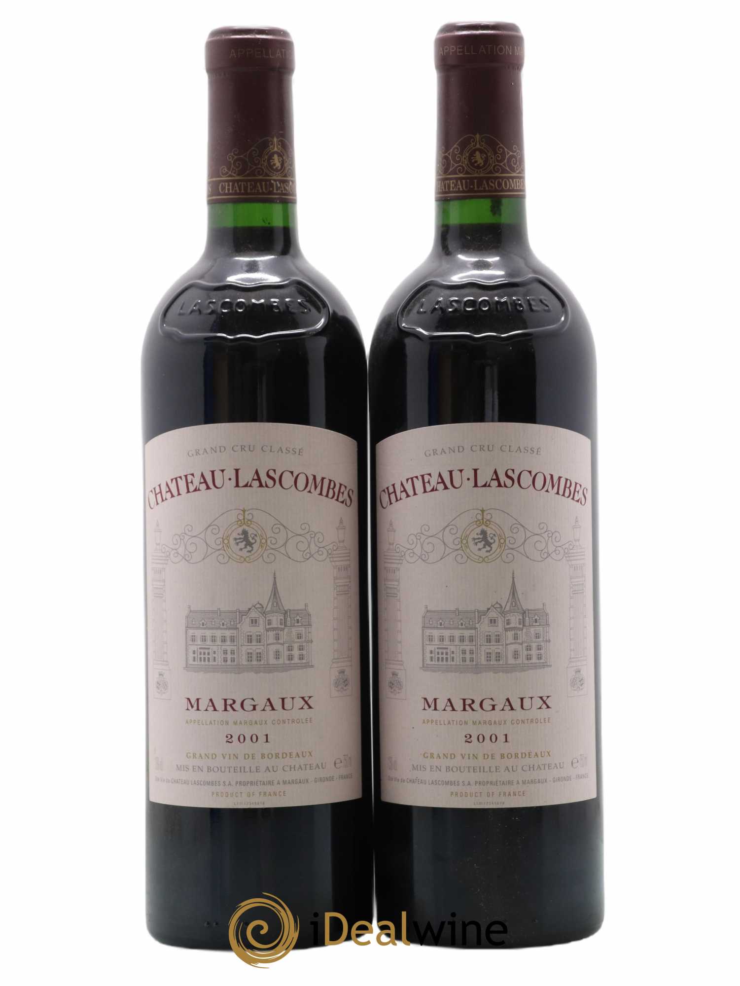 Château Lascombes 2ème Grand Cru Classé 2001 - Lot de 2 bouteilles - 0