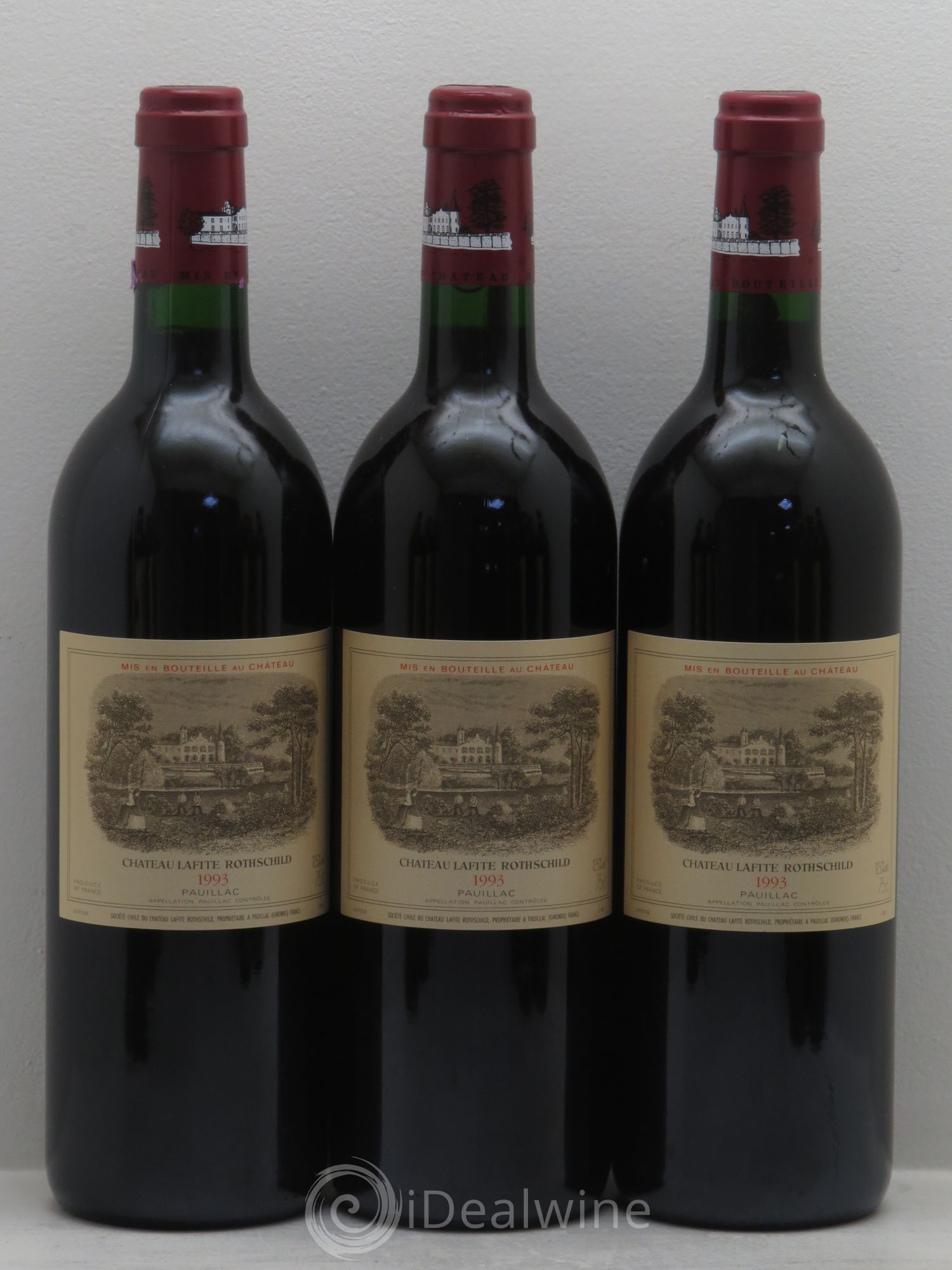 Château Lafite Rothschild 1er Grand Cru Classé 1993 - Lot de 12 bouteilles - 1