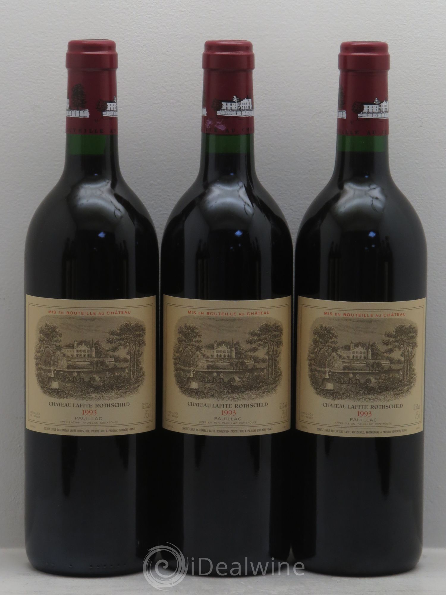 Château Lafite Rothschild 1er Grand Cru Classé 1993 - Lot de 12 bouteilles - 2