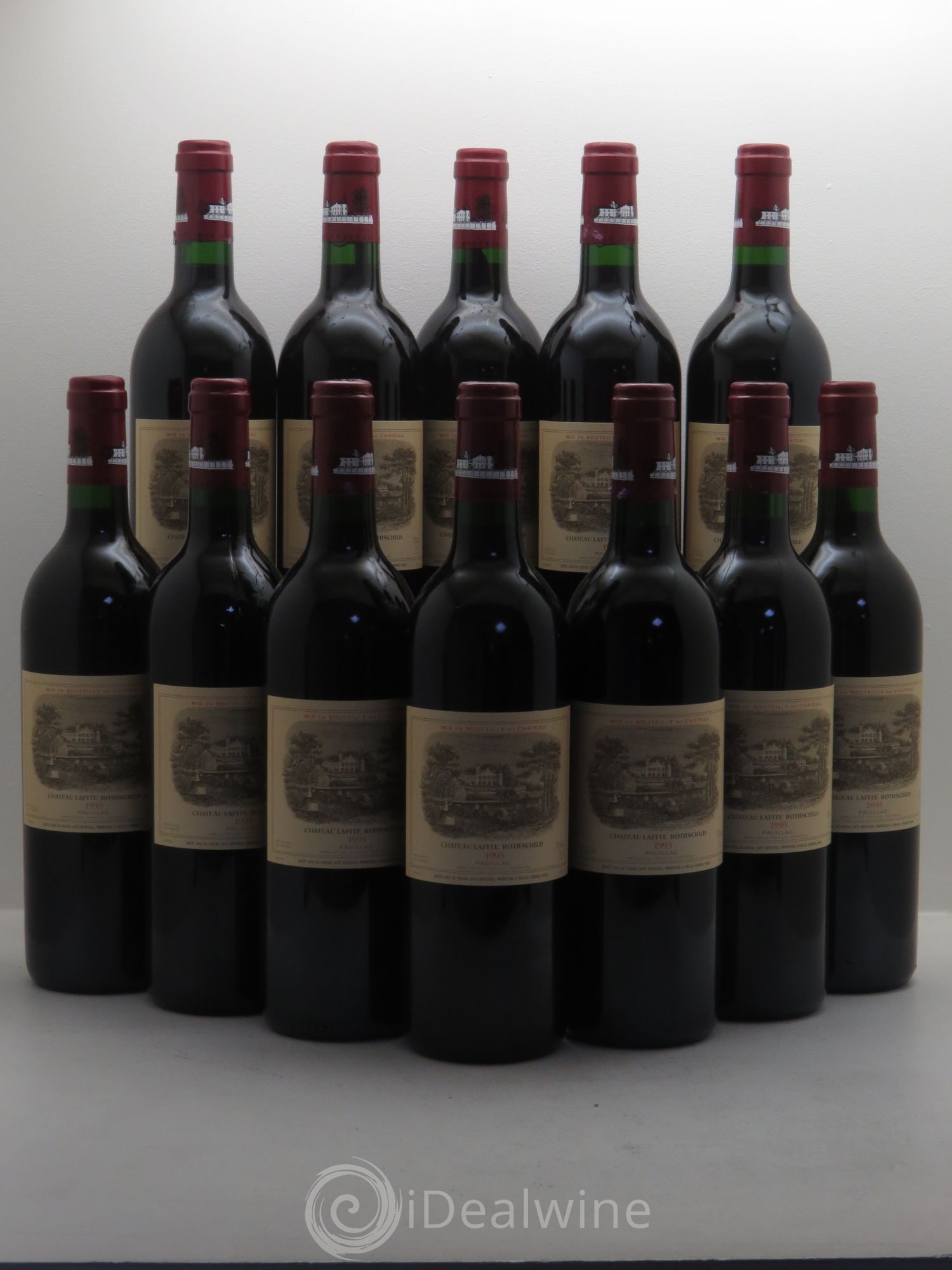 Château Lafite Rothschild 1er Grand Cru Classé 1993 - Lot de 12 bouteilles - 0