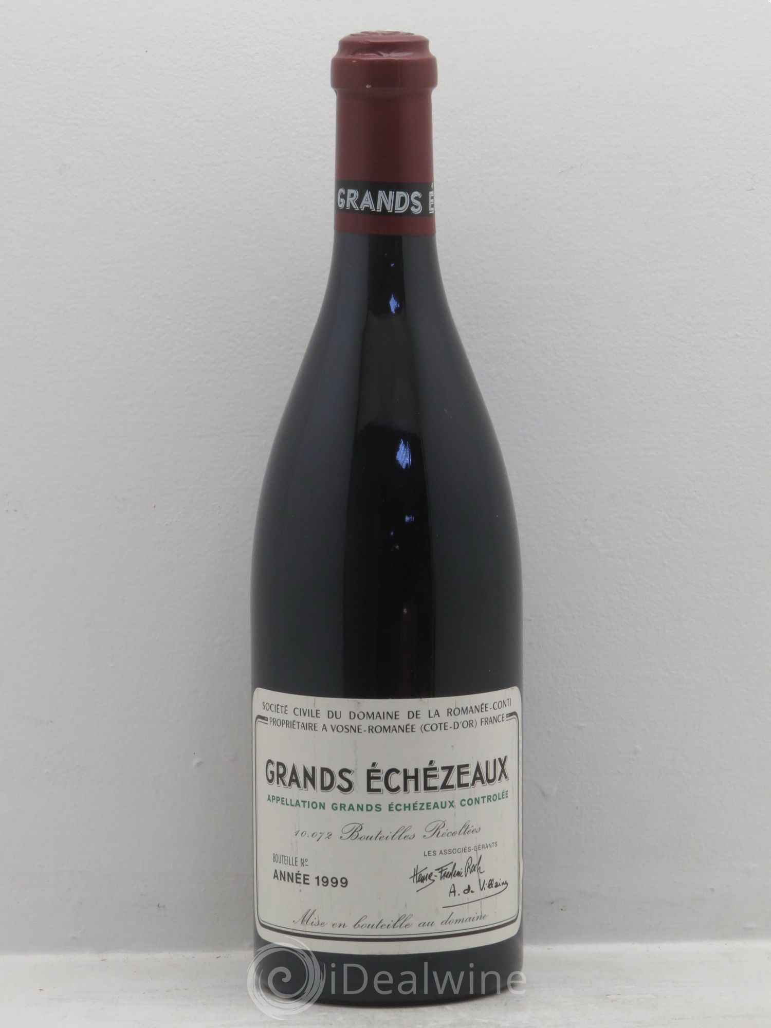 Grands-Echezeaux Grand Cru Domaine de la Romanée-Conti 1999 - Lot de 1 bouteille - 0