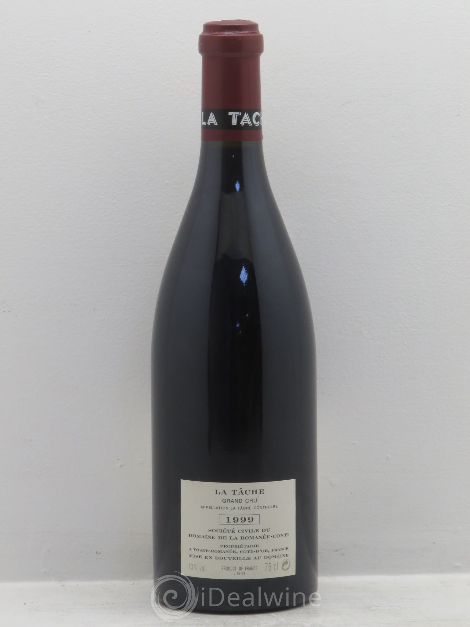 La Tâche Grand Cru Domaine de la Romanée-Conti 1999 - Lot de 1 bouteille - 1