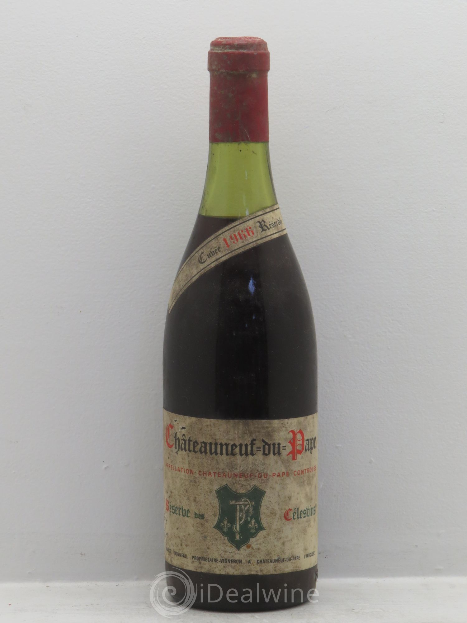 Châteauneuf-du-Pape Réserve des Célestins Henri Bonneau & Fils 1966 - Lot de 1 bouteille - 0