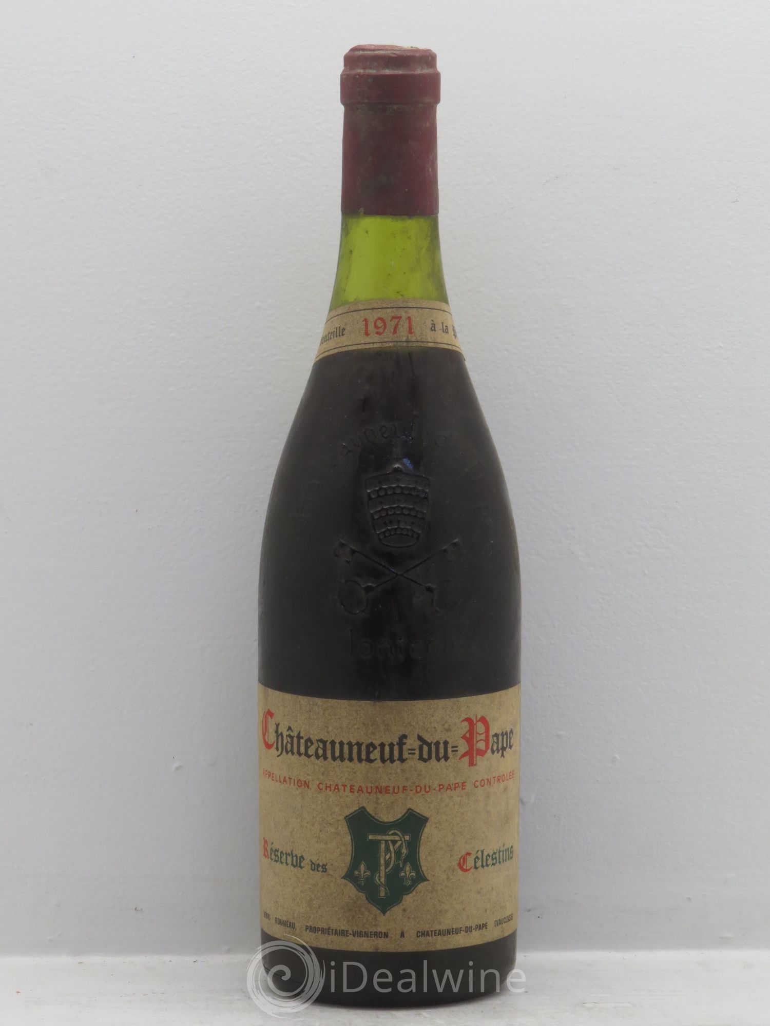 Châteauneuf-du-Pape Réserve des Célestins Henri Bonneau & Fils 1971 - Lot de 1 bouteille - 0