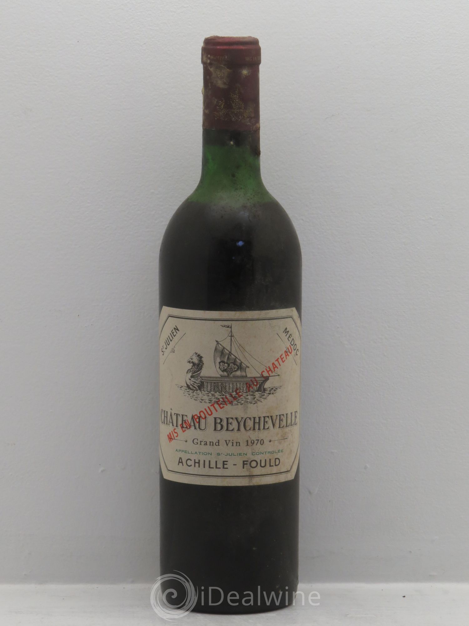 Château Beychevelle 4ème Grand Cru Classé 1970 - Lot de 1 bouteille - 0