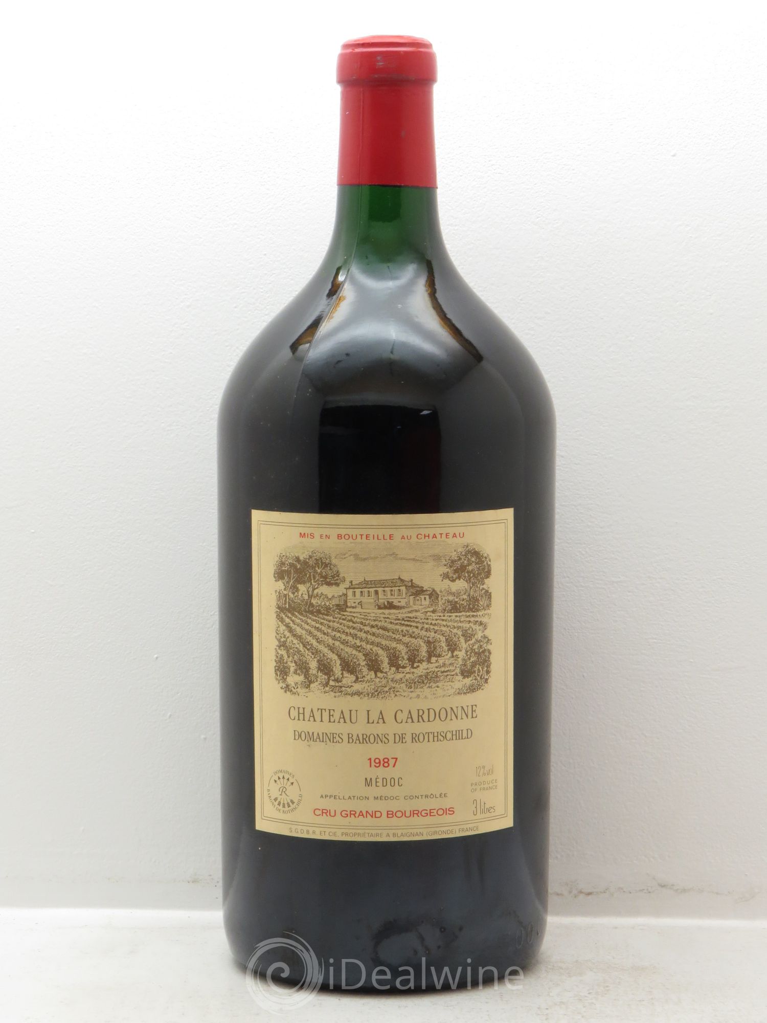 Château la Cardonne Cru Bourgeois 1987 - Lot de 1 double magnum - 0