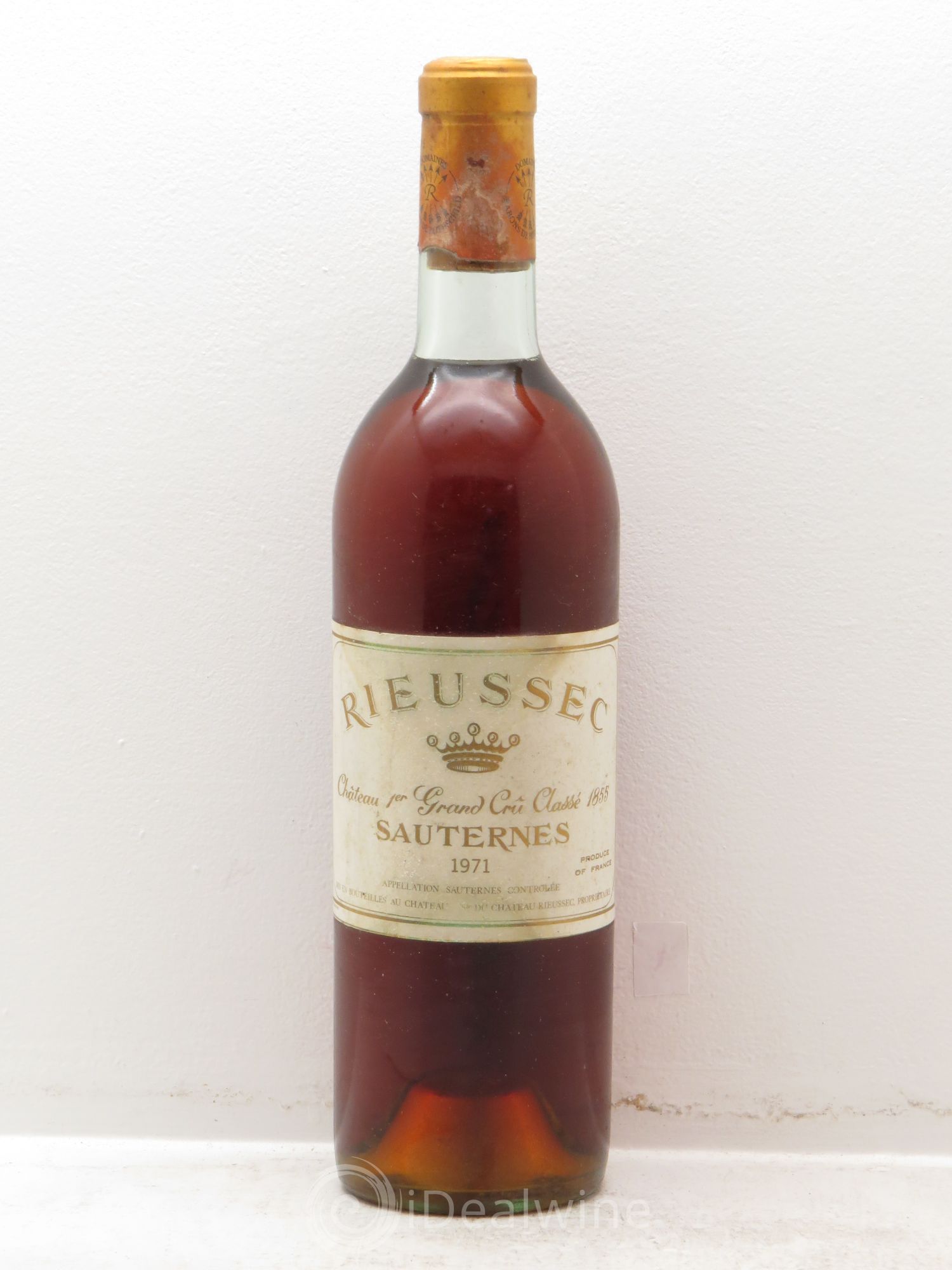 Château Rieussec 1er Grand Cru Classé 1971 - Posten von 1 Flasche - 0