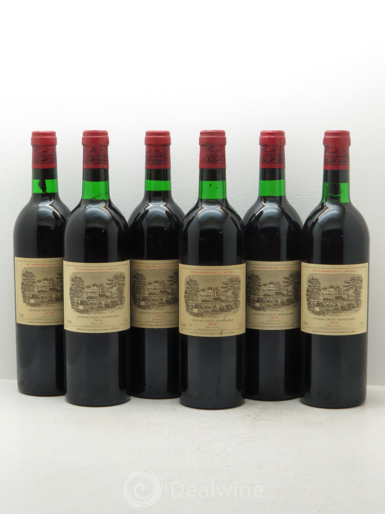 Château Lafite Rothschild 1er Grand Cru Classé 1979 - Lot de 6 bouteilles - 0