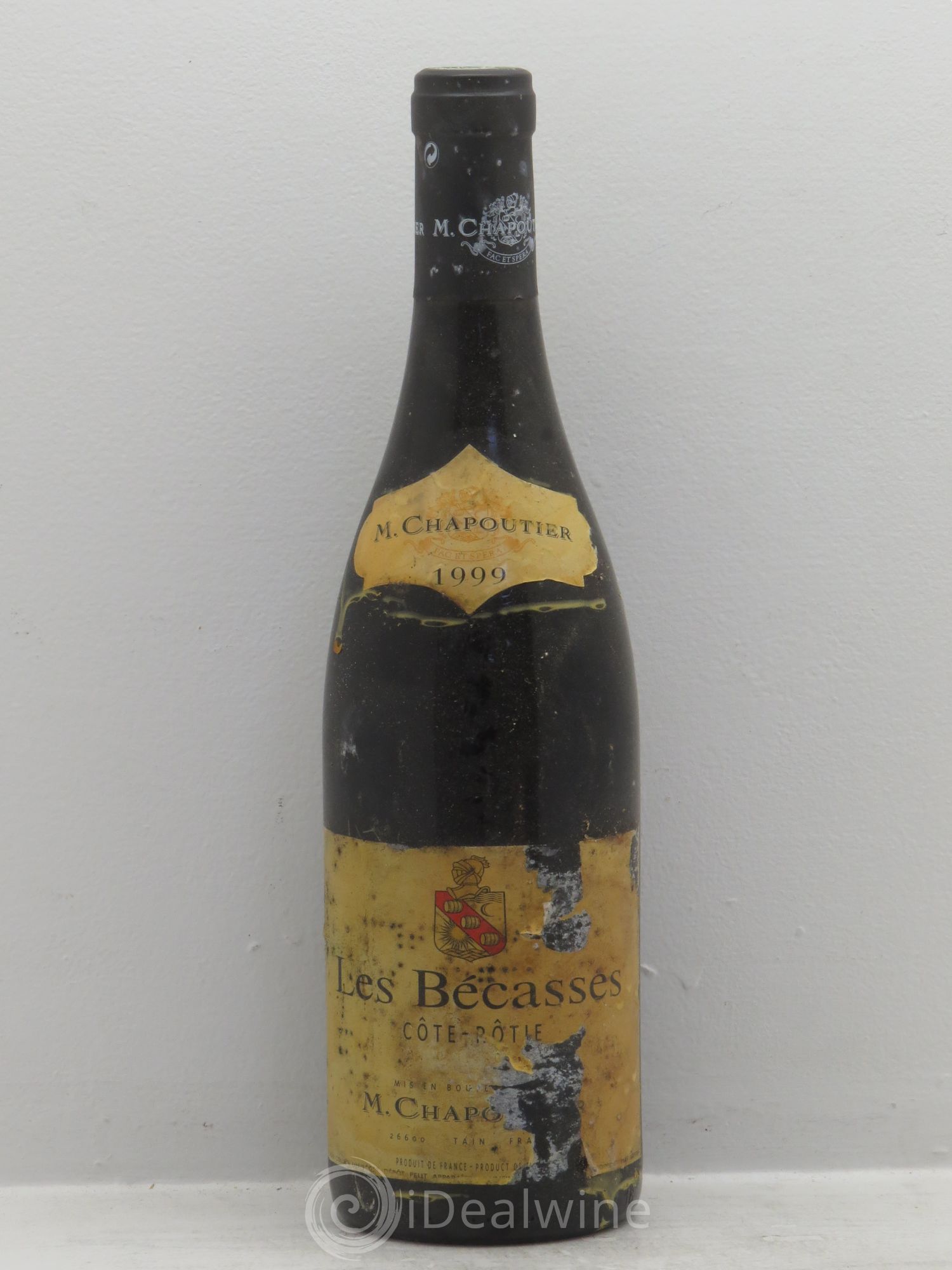 Côte-Rôtie Les Bécasses Chapoutier 1999 - Lot de 6 bouteilles - 0