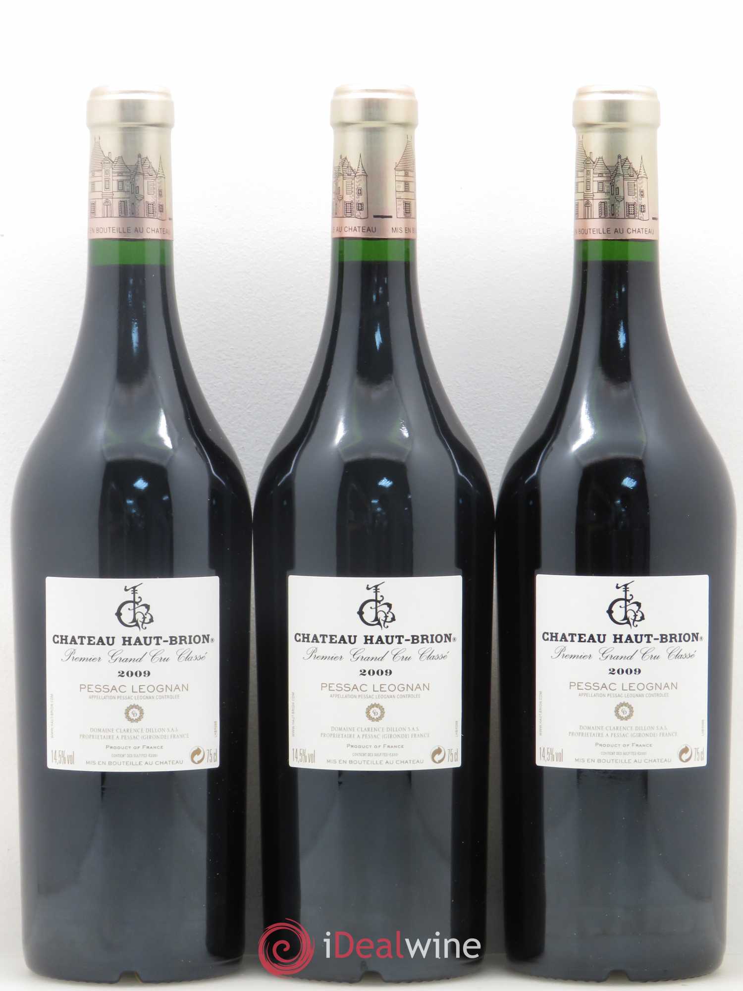 Château Haut Brion 1er Grand Cru Classé 2009 - Lot de 6 bouteilles - 2