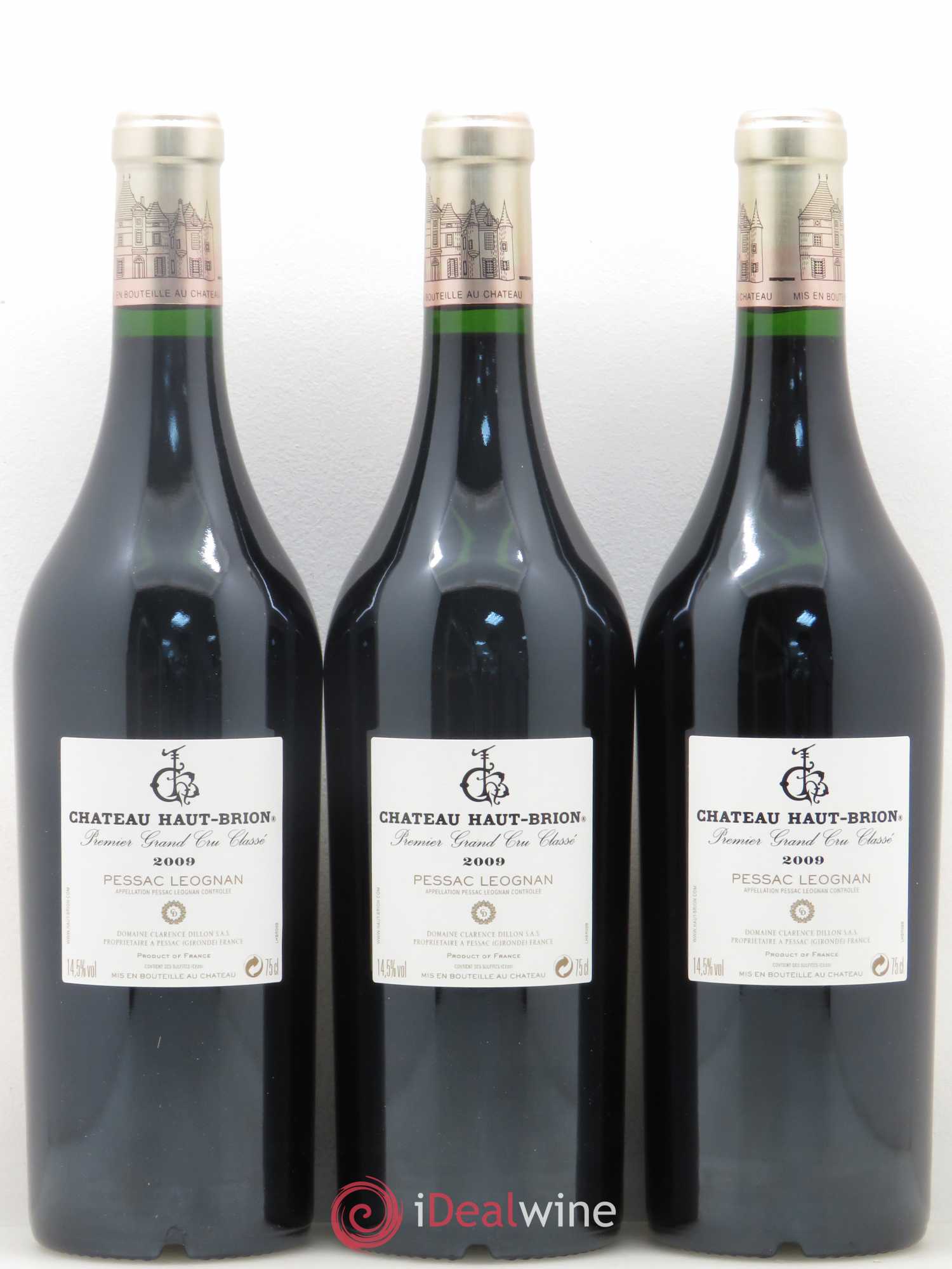 Château Haut Brion 1er Grand Cru Classé 2009 - Lot de 6 bouteilles - 4
