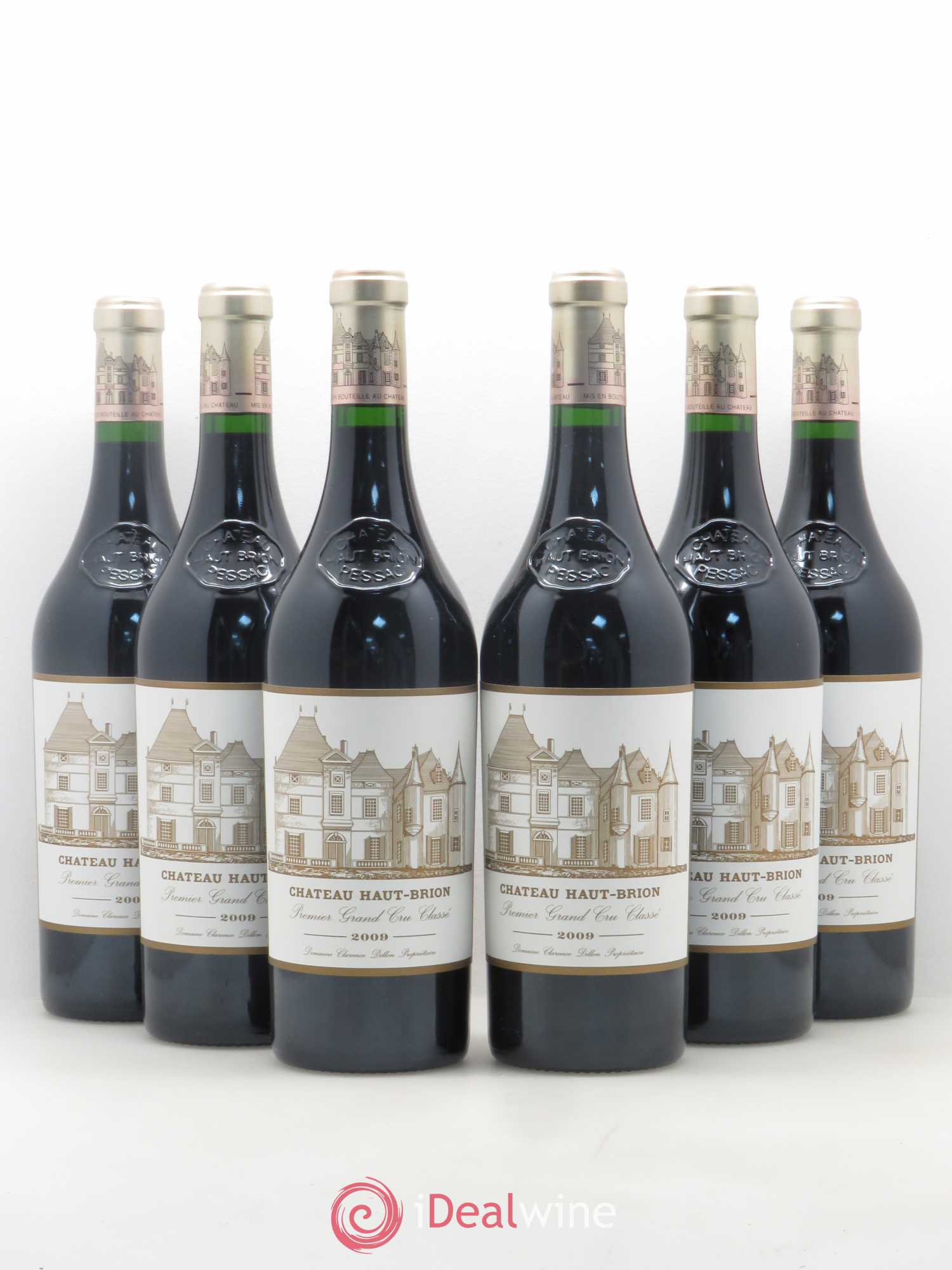 Château Haut Brion 1er Grand Cru Classé 2009 - Lot de 6 bouteilles - 0