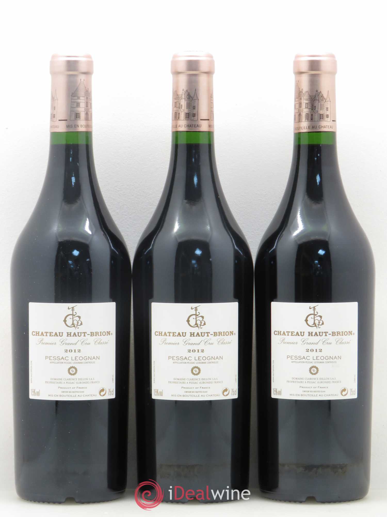 Château Haut Brion 1er Grand Cru Classé 2012 - Lot de 6 bouteilles - 4