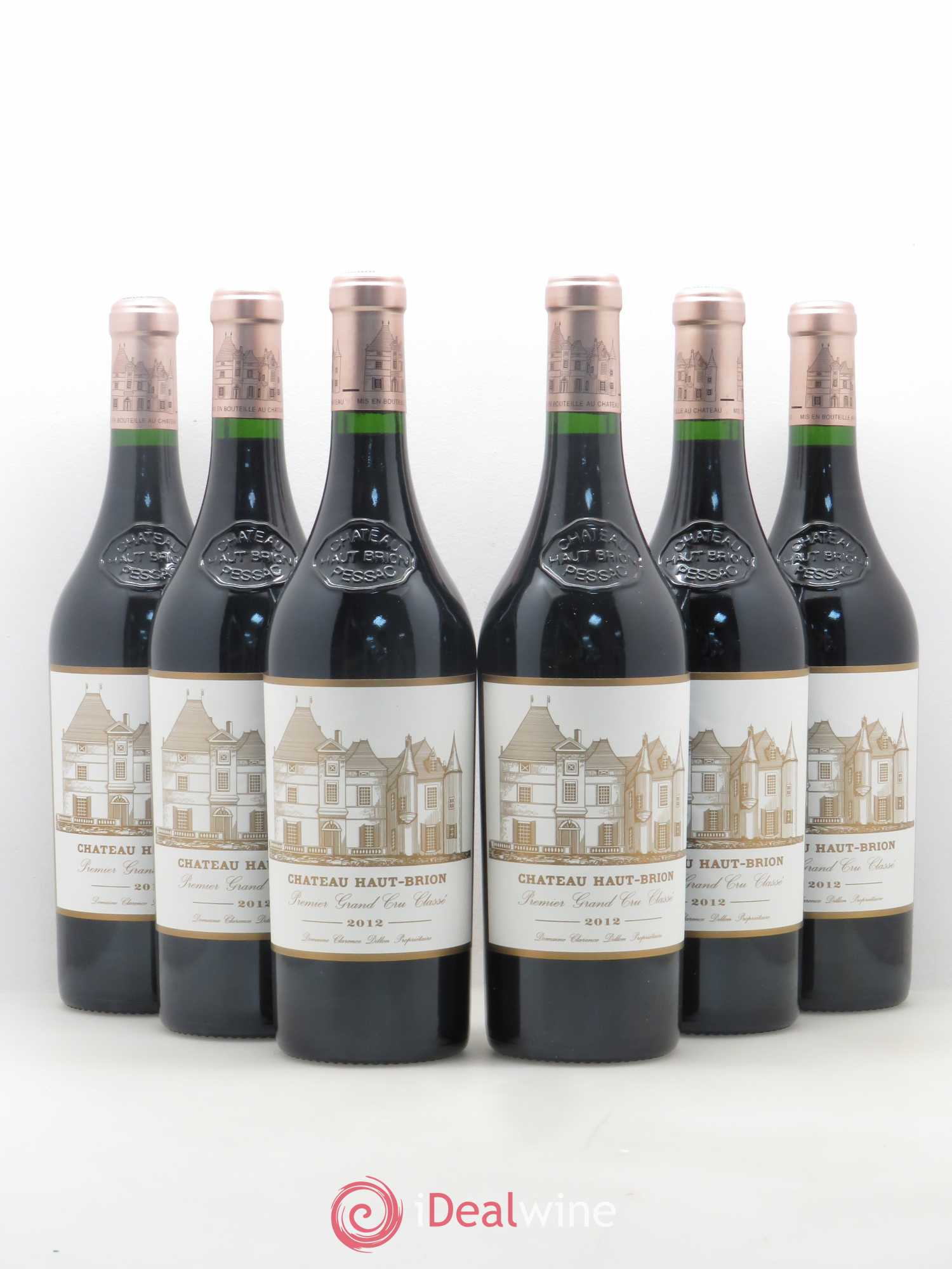 Château Haut Brion 1er Grand Cru Classé 2012 - Lot de 6 bouteilles - 0