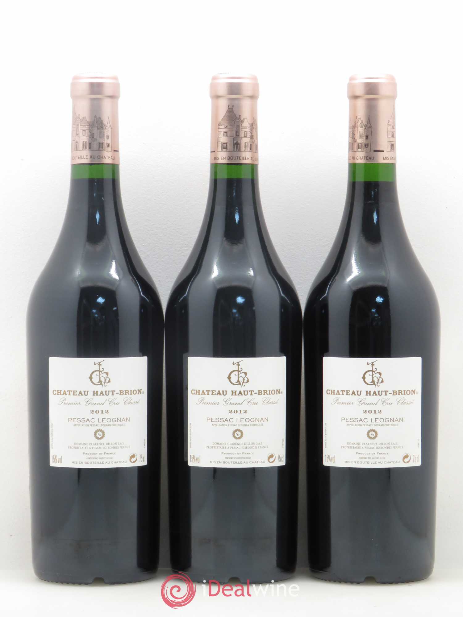 Château Haut Brion 1er Grand Cru Classé 2012 - Lot de 6 bouteilles - 4