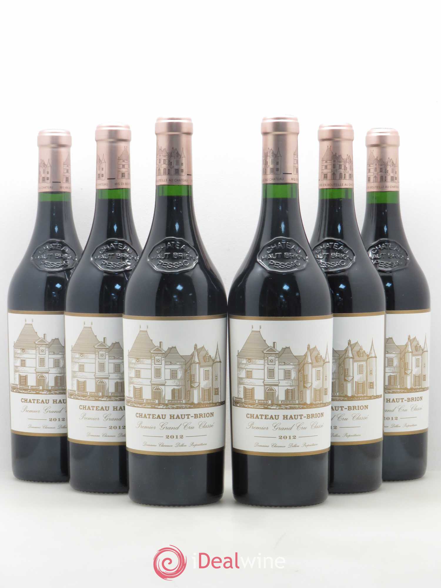 Château Haut Brion 1er Grand Cru Classé 2012 - Lot de 6 bouteilles - 0