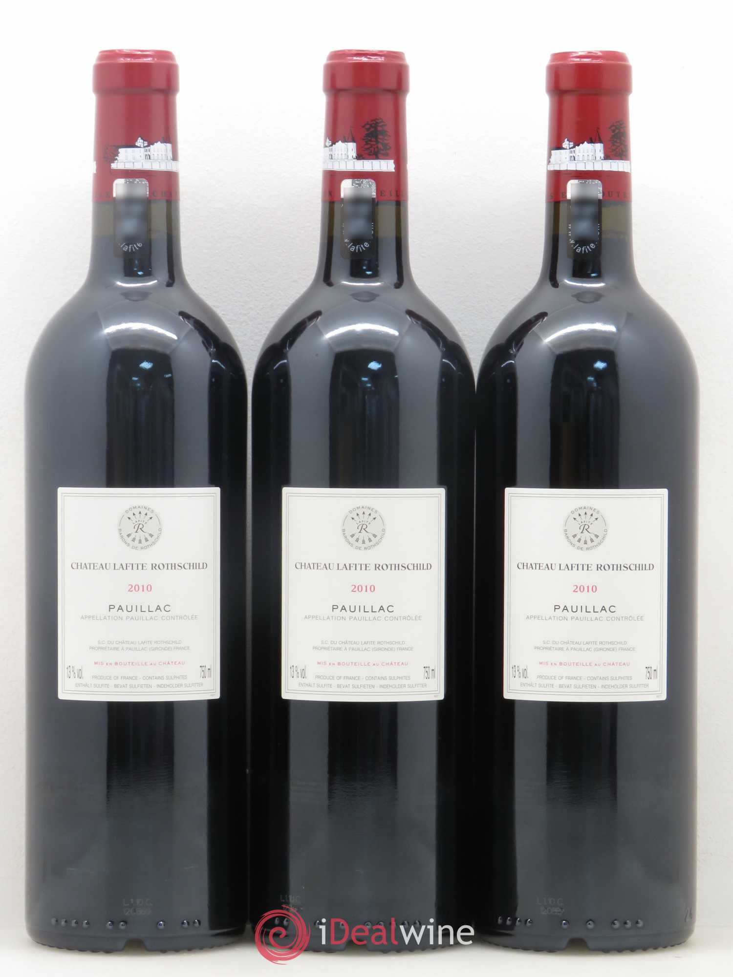 Château Lafite Rothschild 1er Grand Cru Classé 2010 - Lot de 6 bouteilles - 2