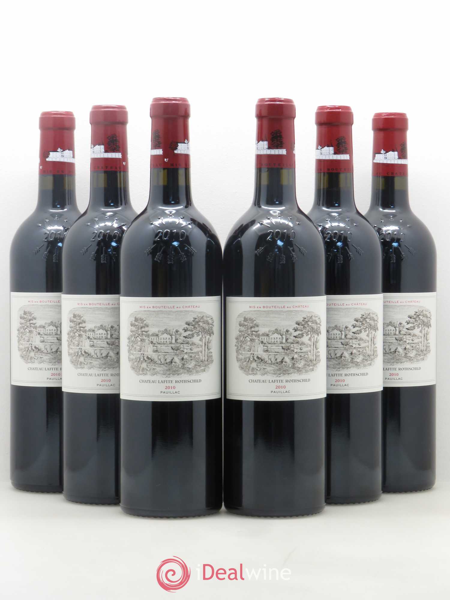 Château Lafite Rothschild 1er Grand Cru Classé 2010 - Lot de 6 bouteilles - 0
