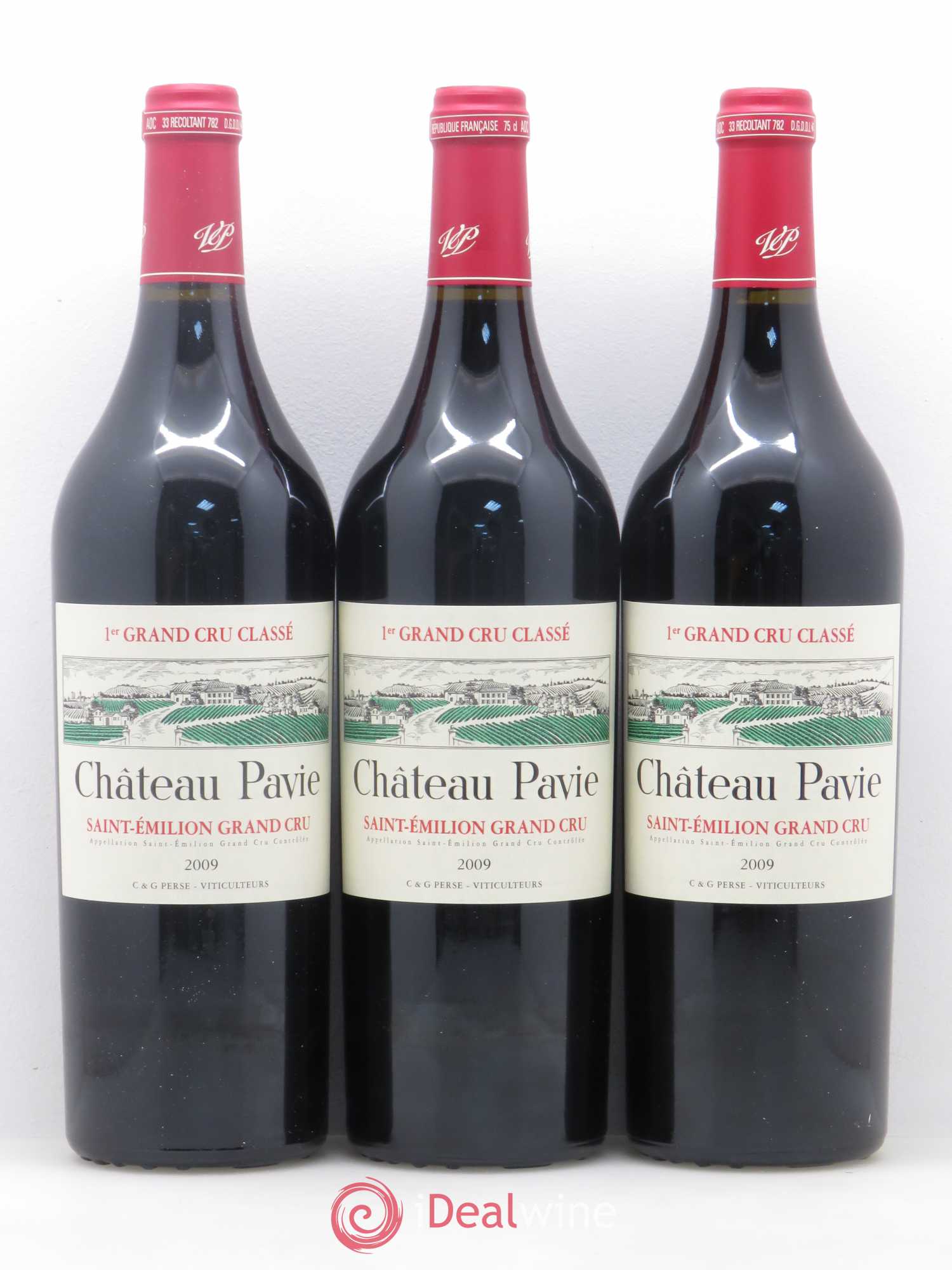 Château Pavie 1er Grand Cru Classé A 2009 - Lot de 12 bouteilles - 1