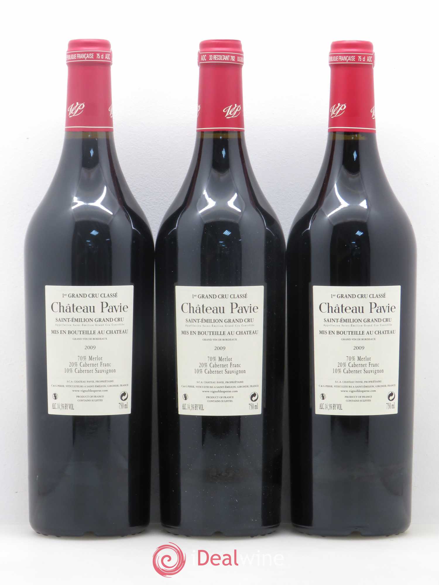Château Pavie 1er Grand Cru Classé A 2009 - Lot de 12 bouteilles - 4