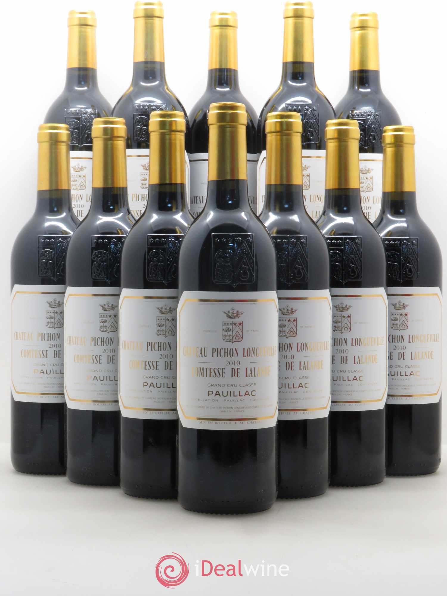 Château Pichon Longueville Comtesse de Lalande 2ème Grand Cru Classé 2010 - Lot de 12 bouteilles - 0