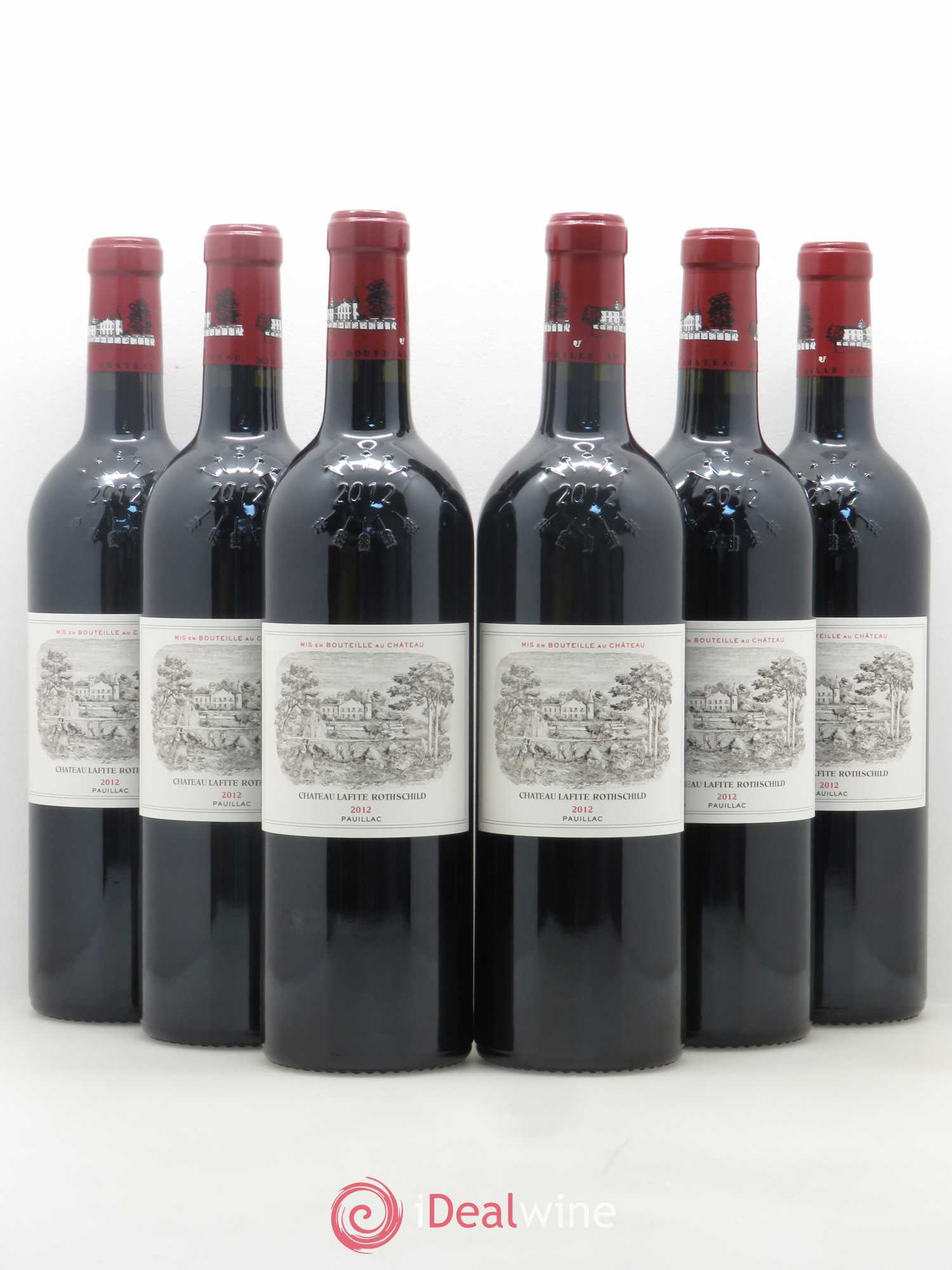 Château Lafite Rothschild 1er Grand Cru Classé 2012 - Lot de 6 bouteilles - 0